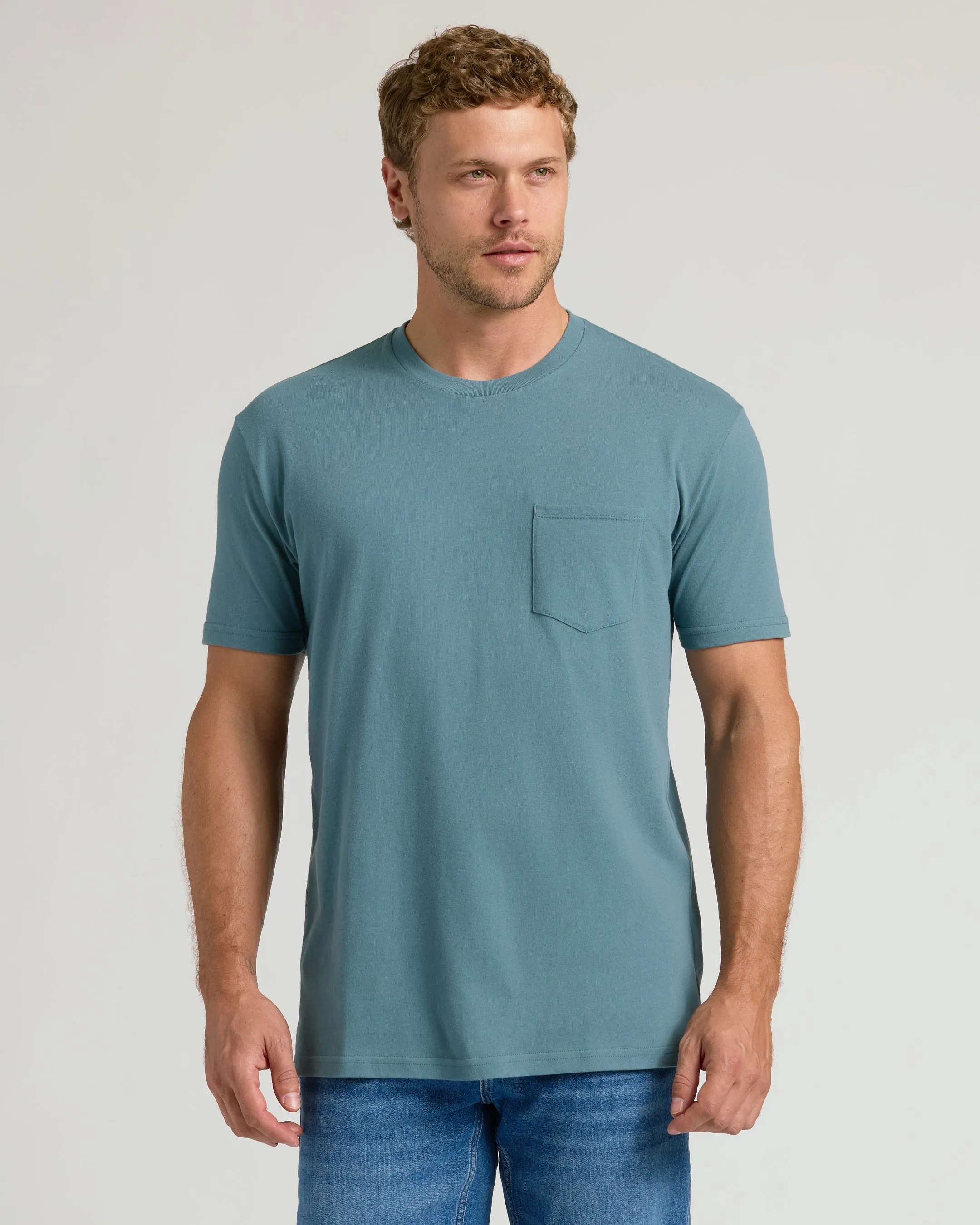 Ashblue Pocket Crew Tee sold by True Classic product image thumbnail 4