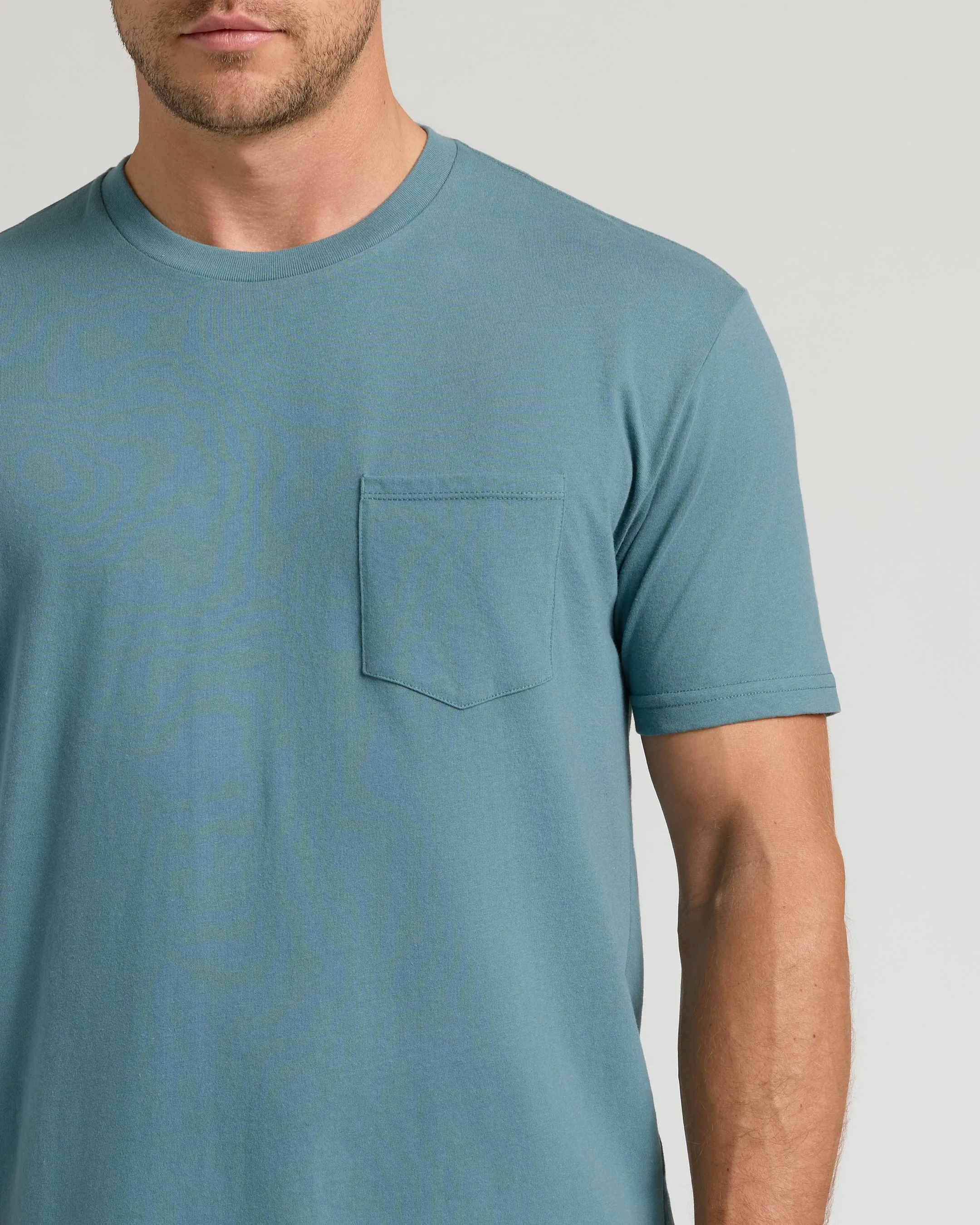 Ashblue Pocket Crew Tee sold by True Classic product image thumbnail 5