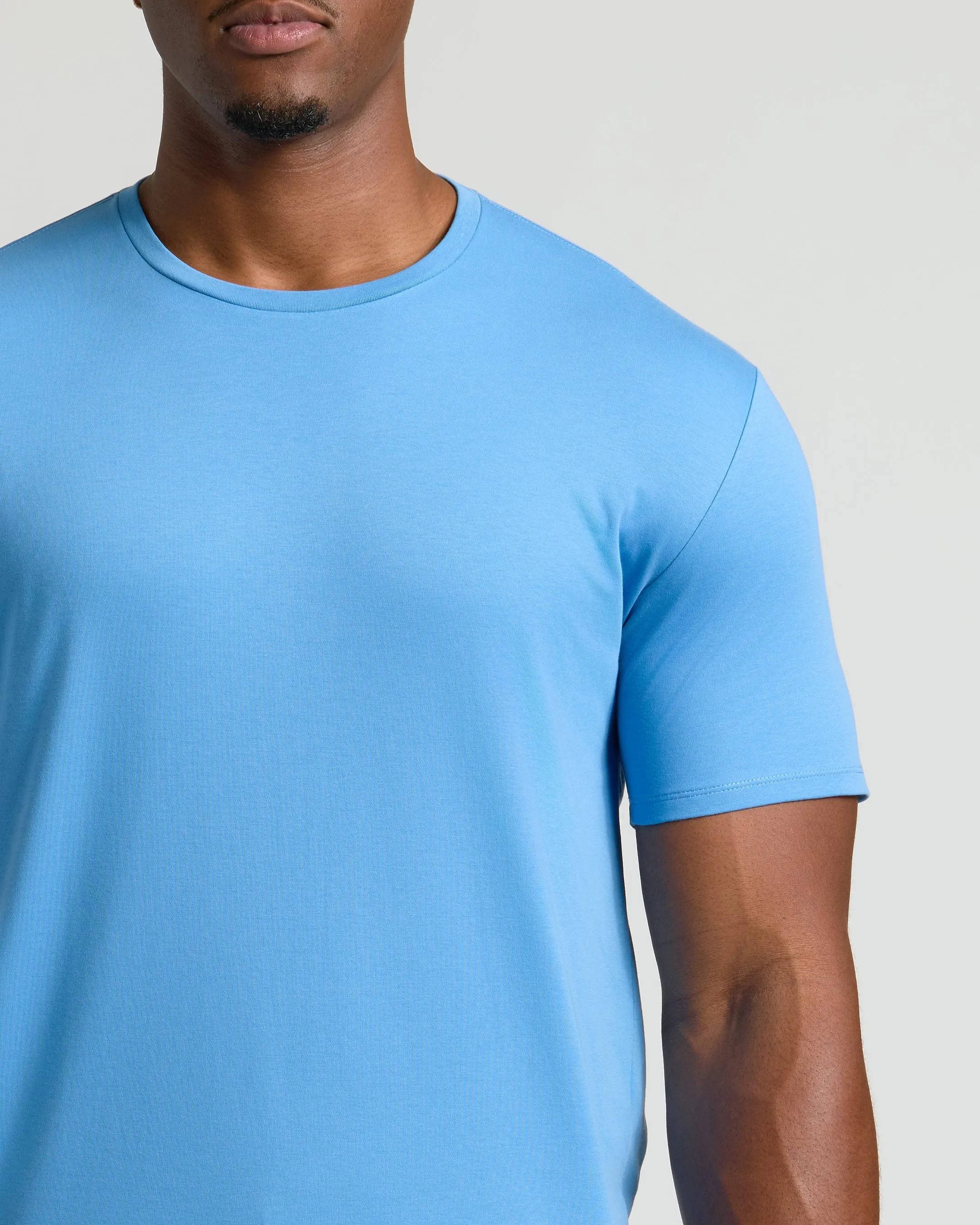 Cerulean Tall Premium Pima Crew Neck sold by True Classic product image thumbnail 5