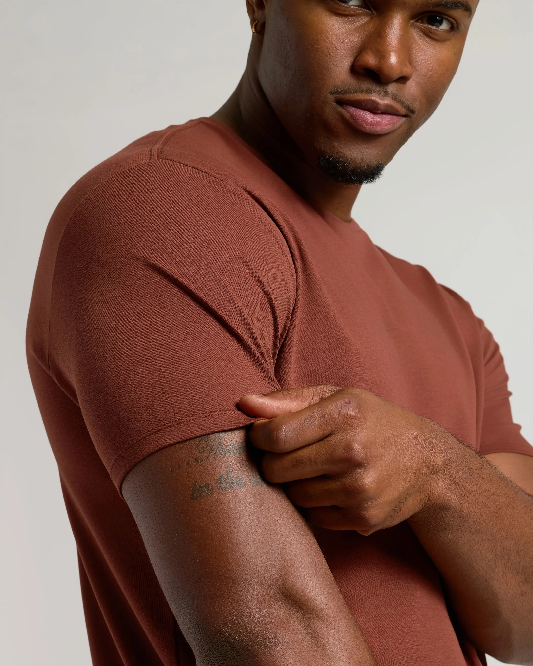 Chestnut Tall Premium Pima Crew Neck sold by True Classic product image thumbnail 5