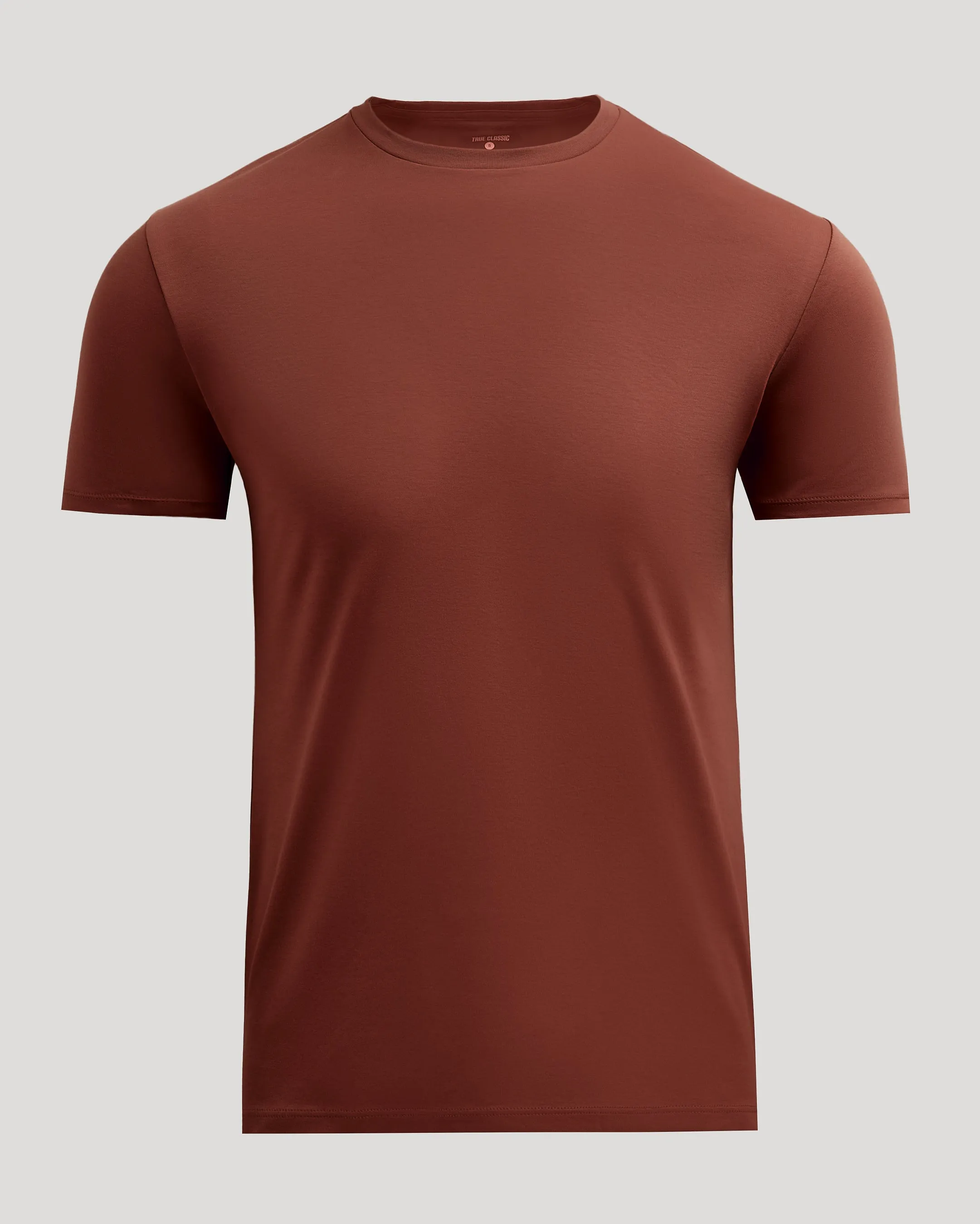 Chestnut Premium Pima Crew Neck sold by True Classic product image thumbnail 2