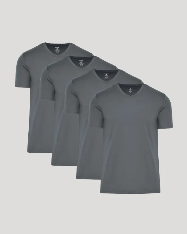 Carbon Pima V-Neck 4-Pack sold by True Classic