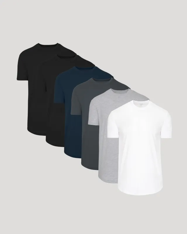 Staple Classic Curved Hem Crew 6-Pack sold by True Classic