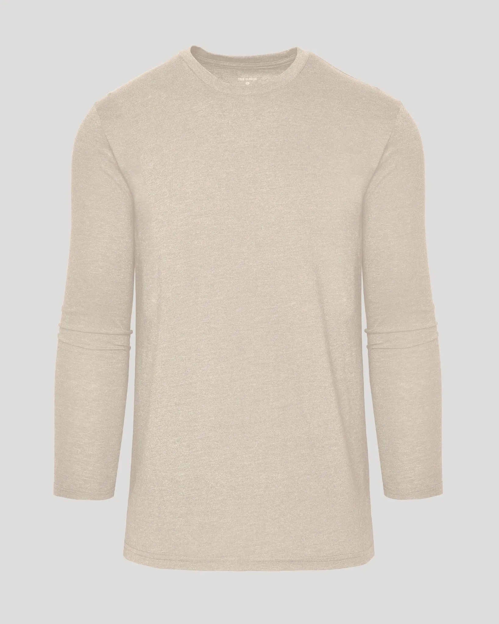 Heather Truffle Tall Long Sleeve T Shirt sold by True Classic product image thumbnail 2