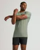 Heather Juniper Tall Active Crew Neck 2.0 sold by True Classic