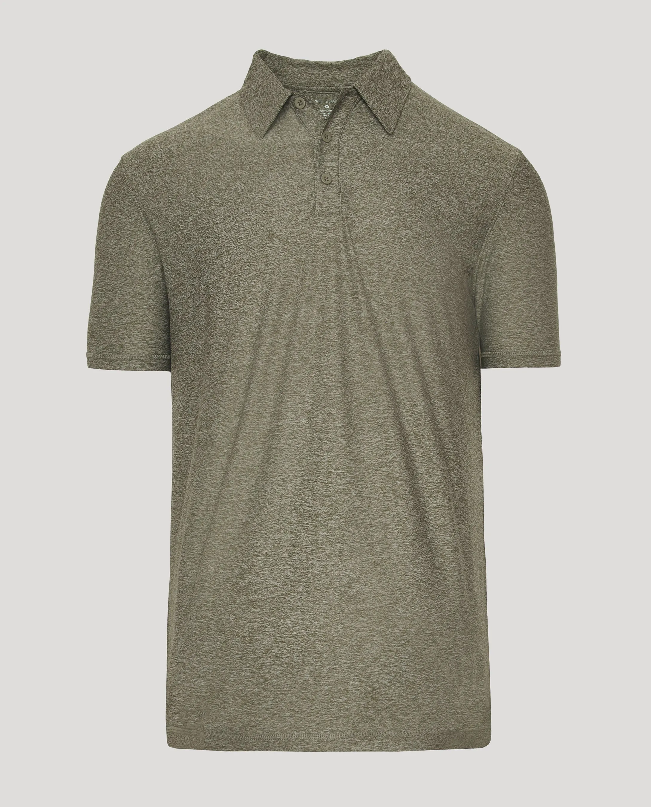 Heather Military Green Active Polo 2.0 sold by True Classic product image thumbnail 2