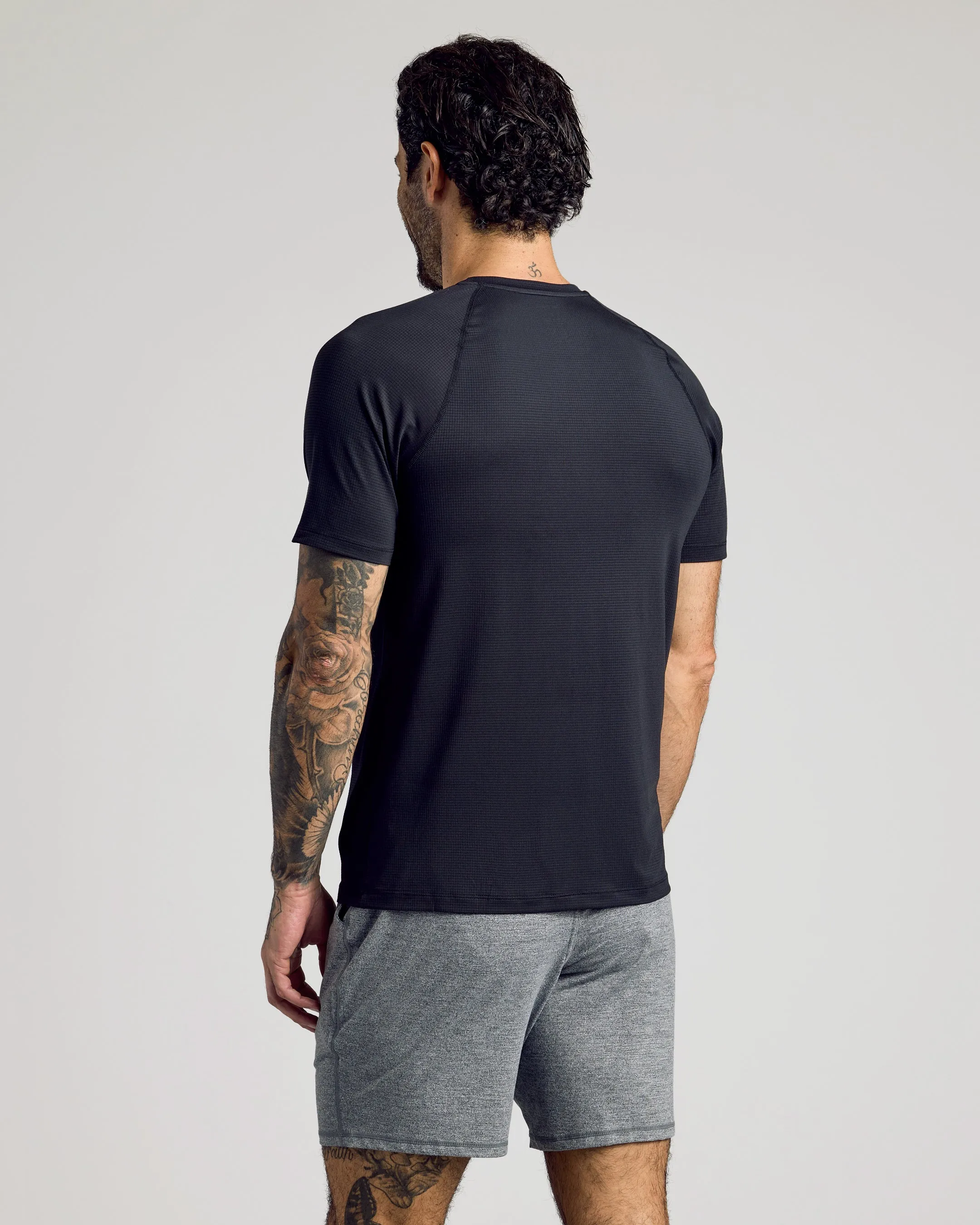 Black Active Mesh Crew 6-Pack sold by True Classic product image thumbnail 3