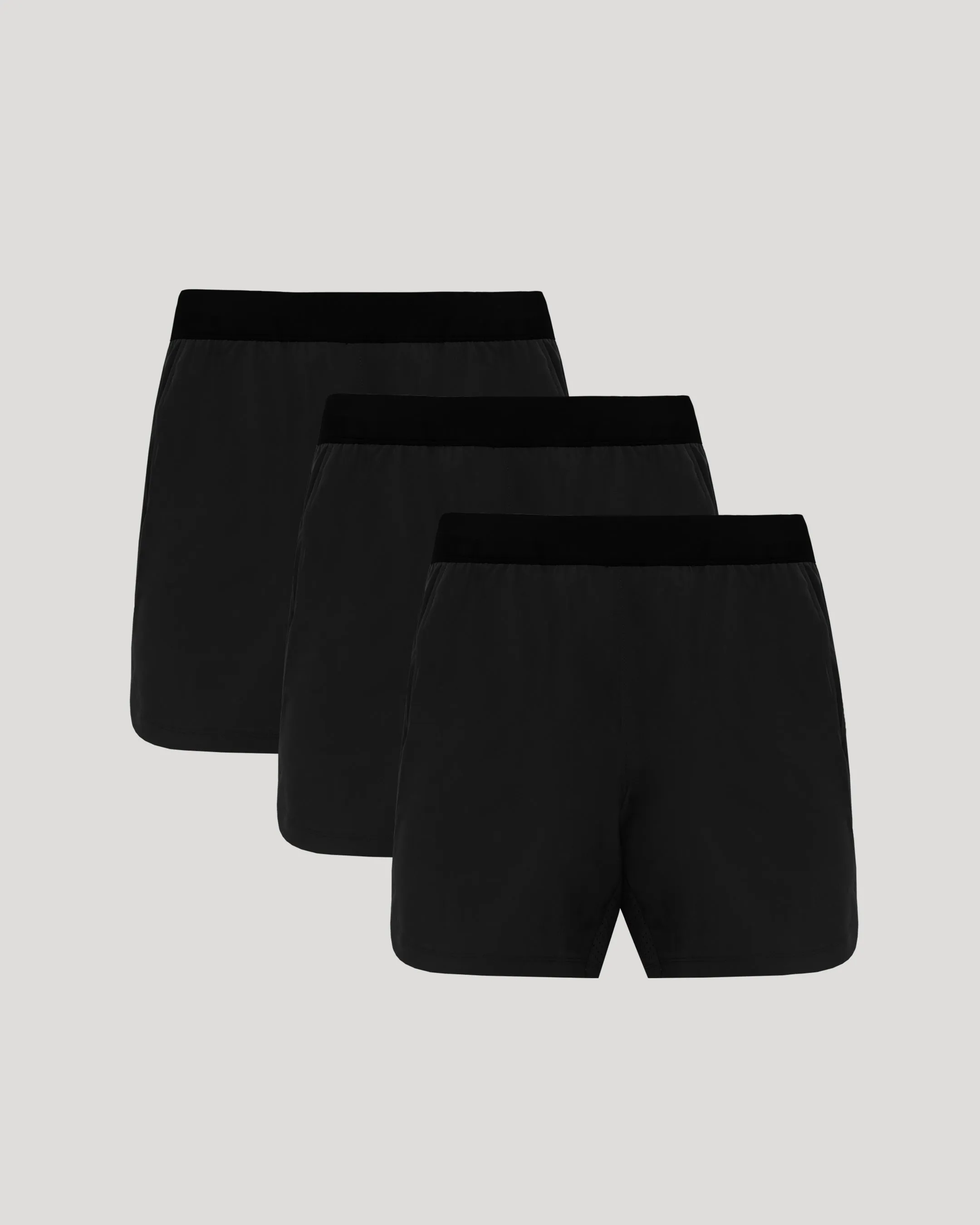 All Black Active Training Short 3-Pack sold by True Classic