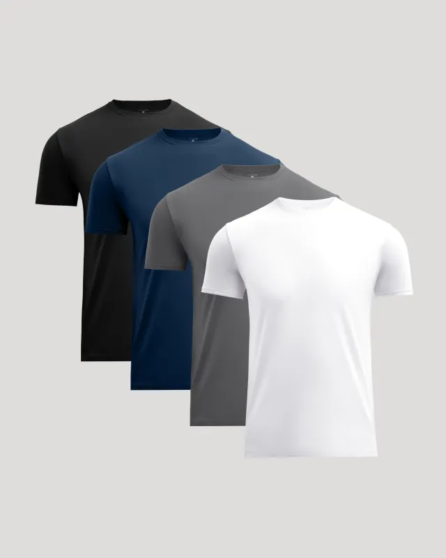Core Pima Crew 4-Pack sold by True Classic