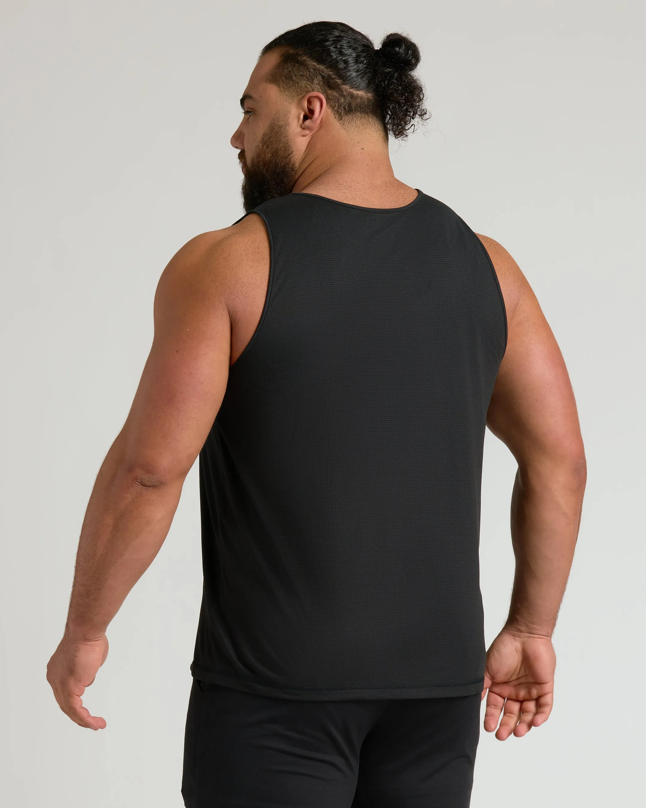 All Black Active Mesh Tank 6-Pack sold by True Classic product image thumbnail 3