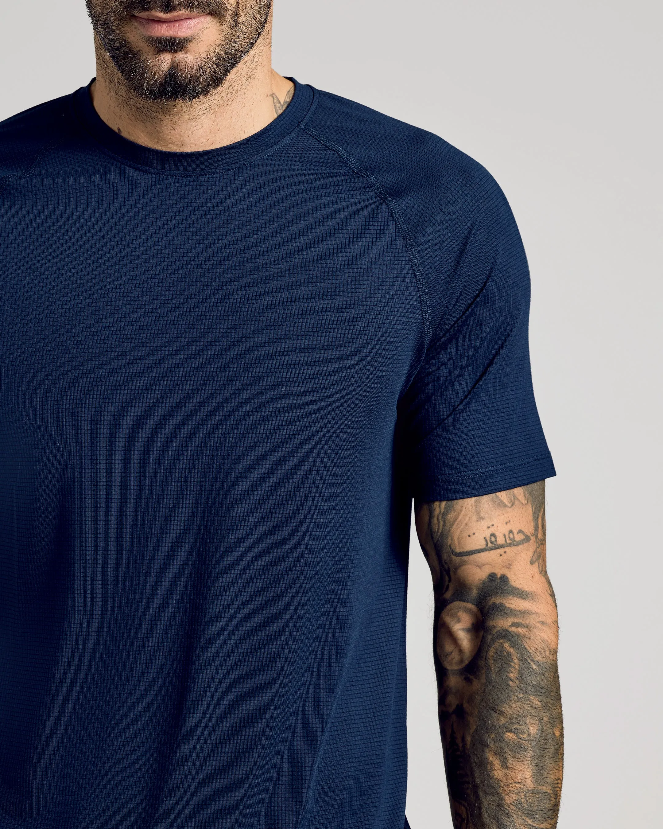 Navy Active Mesh Crew 3-Pack sold by True Classic product image thumbnail 4