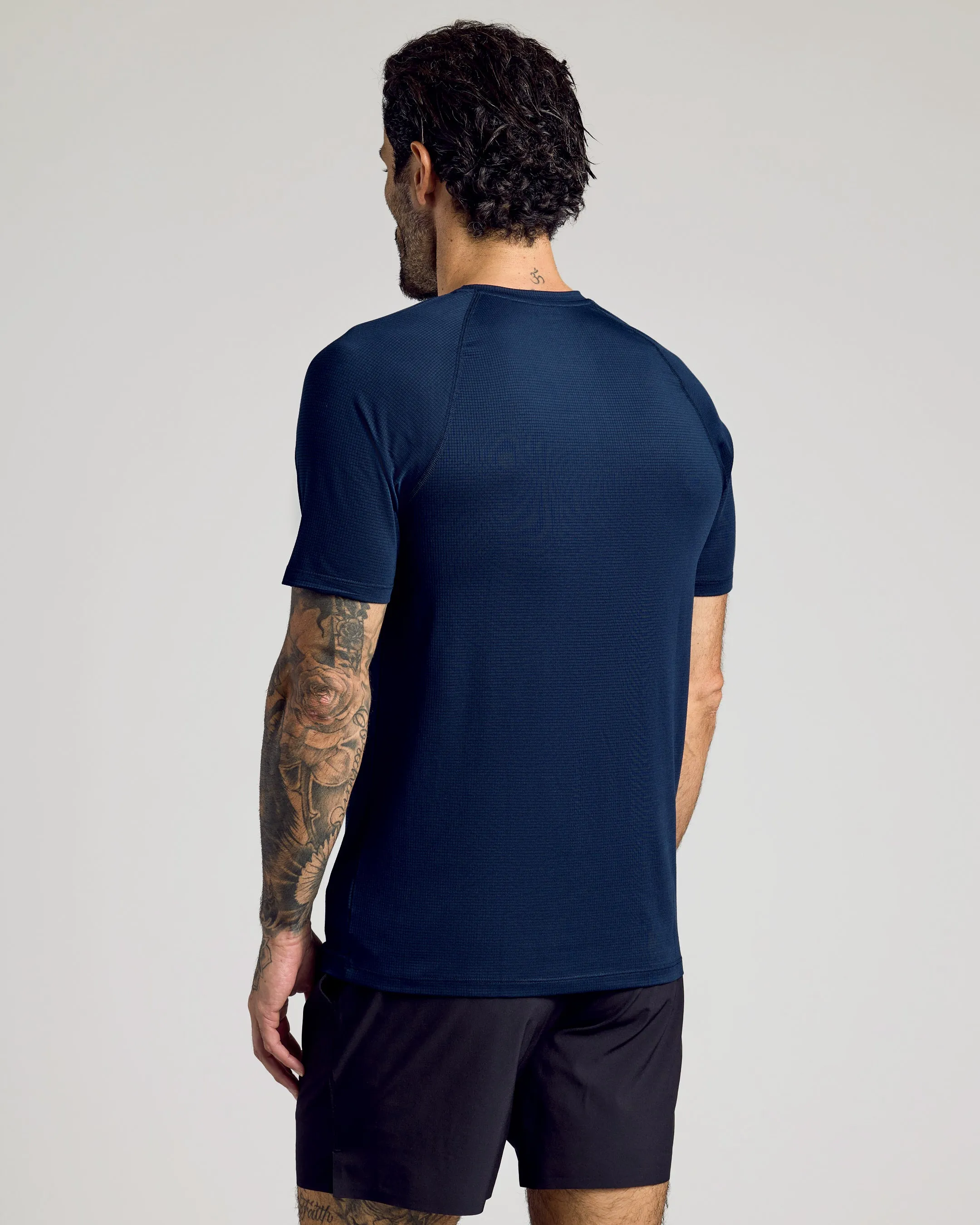 Black & Navy Active Mesh Crew 3-Pack sold by True Classic product image thumbnail 3