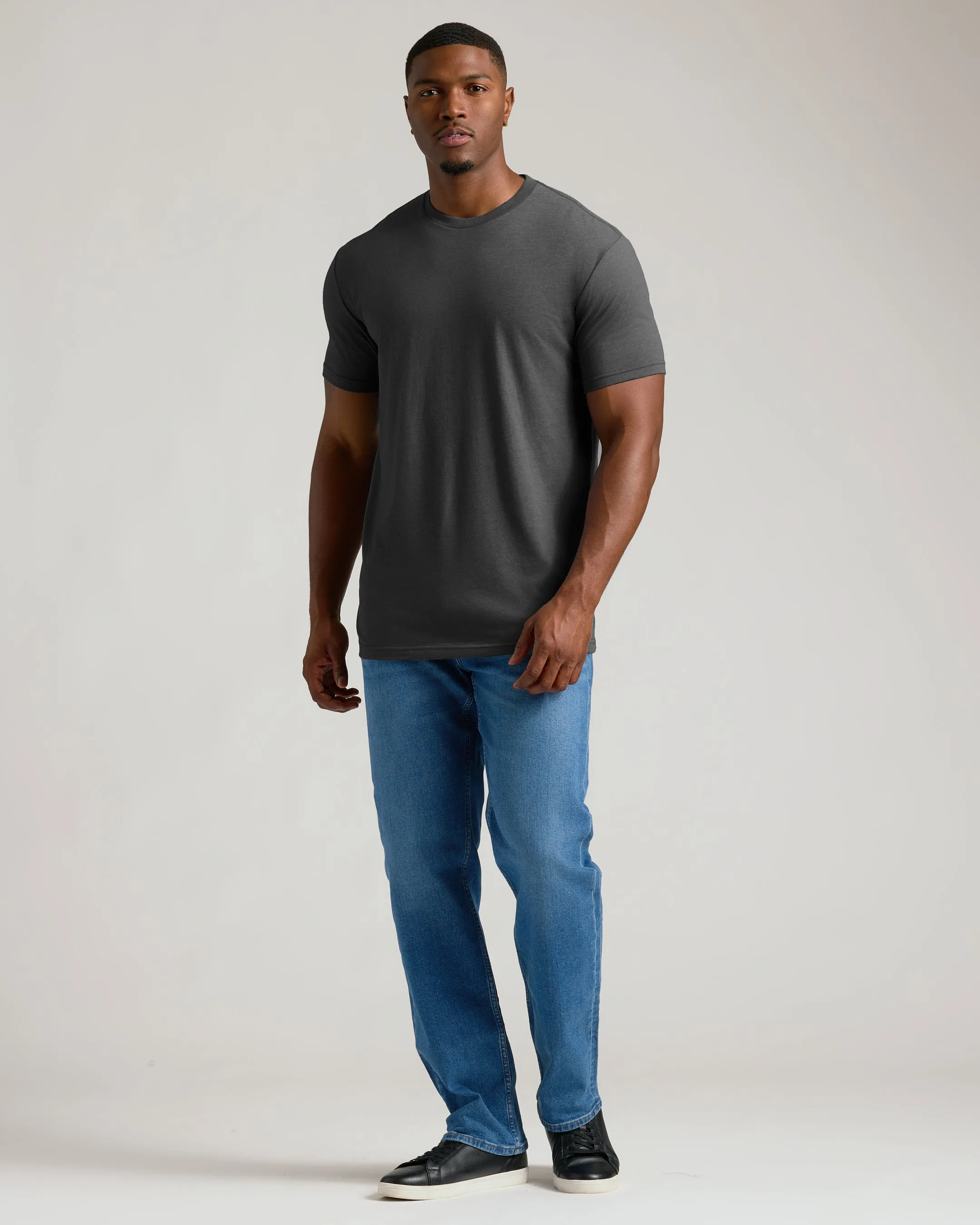 Wardrobe Straight Hem Crew Neck T-Shirt 10-Pack sold by True Classic product image thumbnail 5