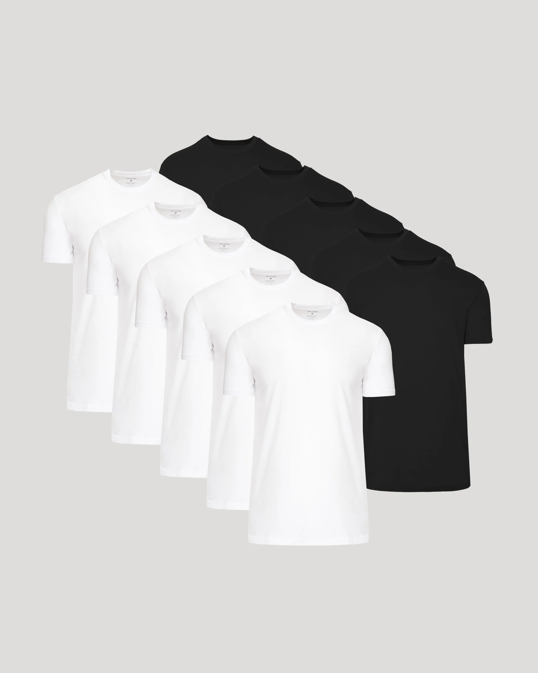 Black & White Tall Classic Crew 10-Pack sold by True Classic