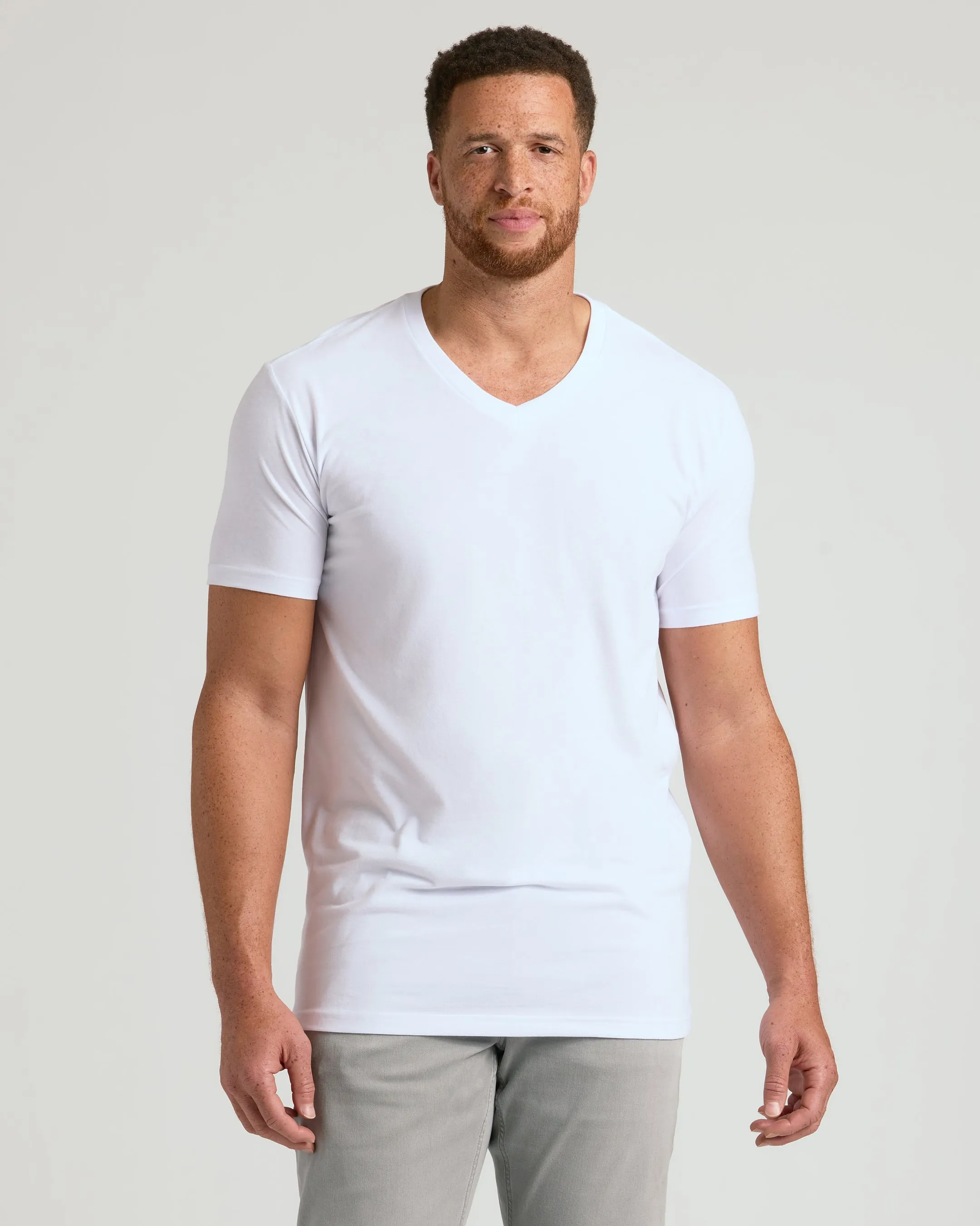 White Classic Tall V-Neck 10-Pack sold by True Classic product image thumbnail 3