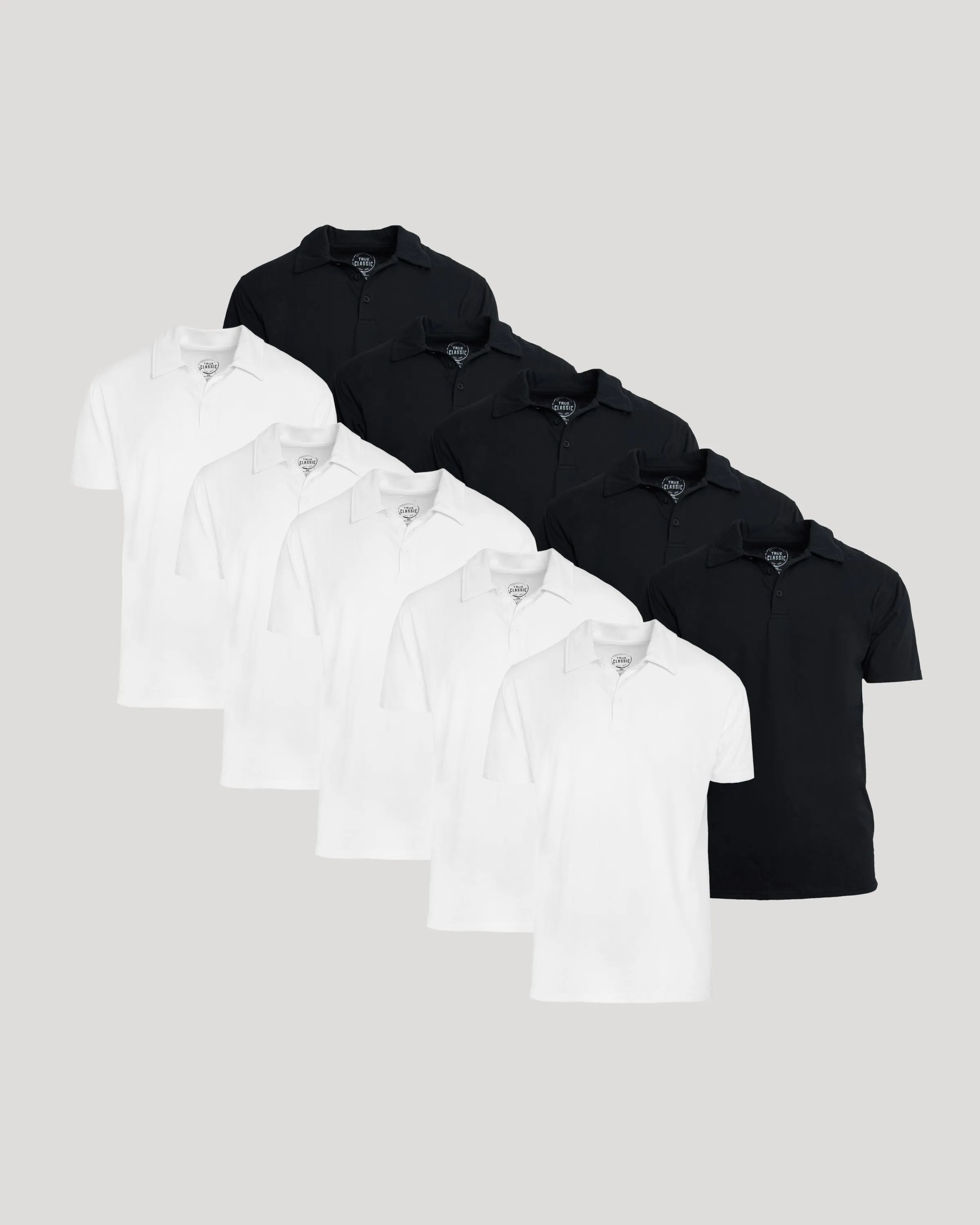 Black & White Classic Polo 10-Pack sold by True Classic