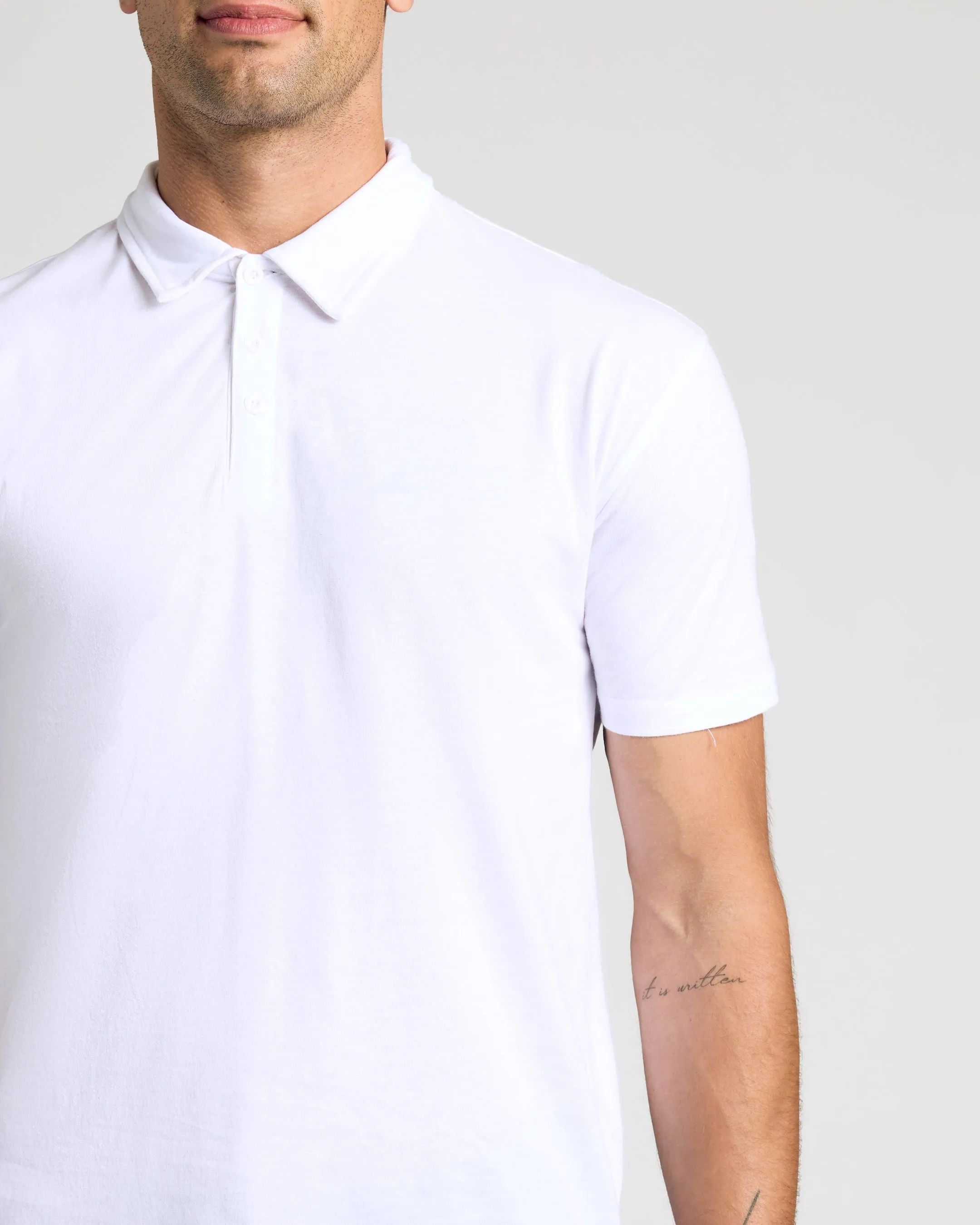 All White Classic Polo 10-Pack sold by True Classic product image thumbnail 4