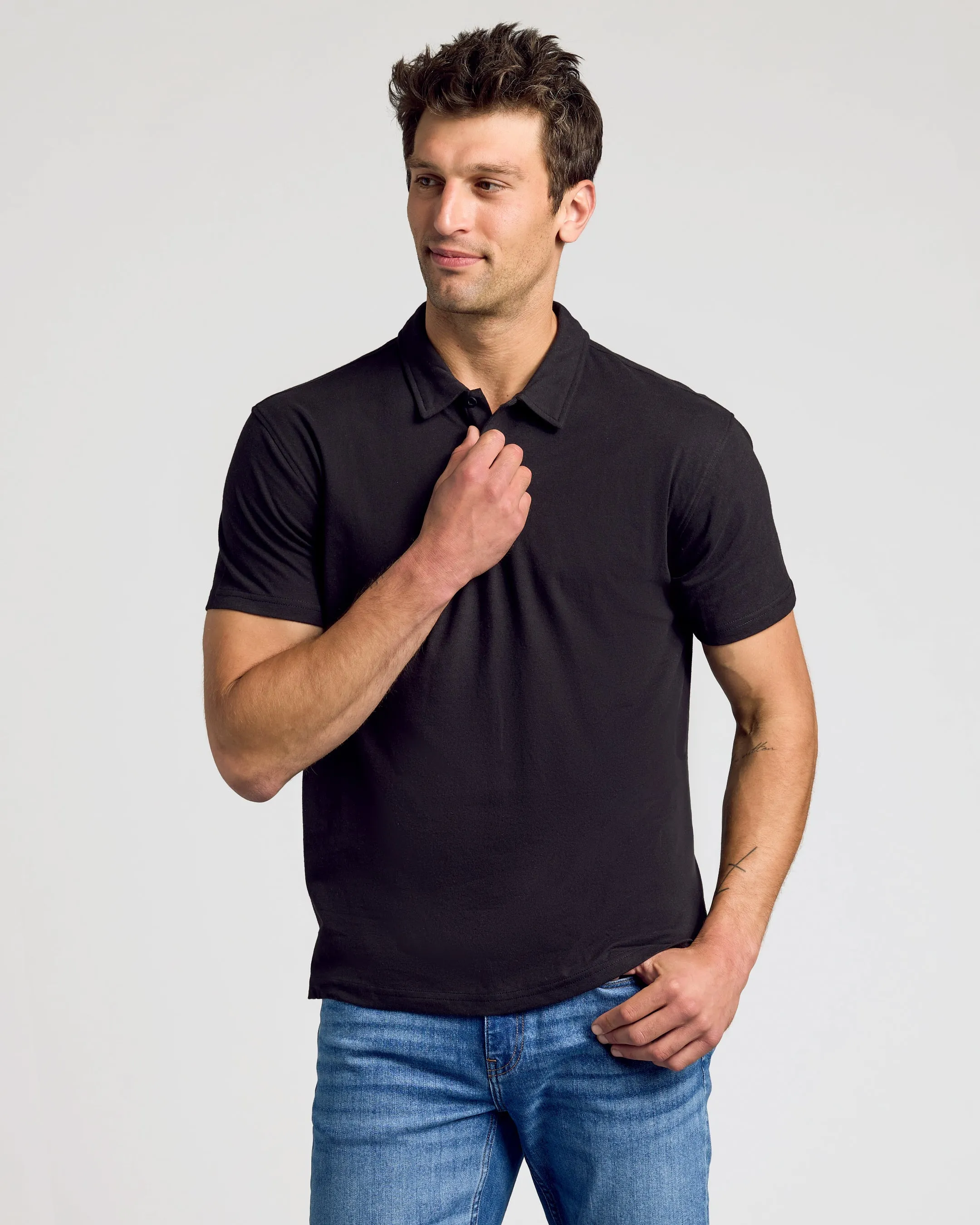 All Black Classic Polo 10-Pack sold by True Classic product image thumbnail 2