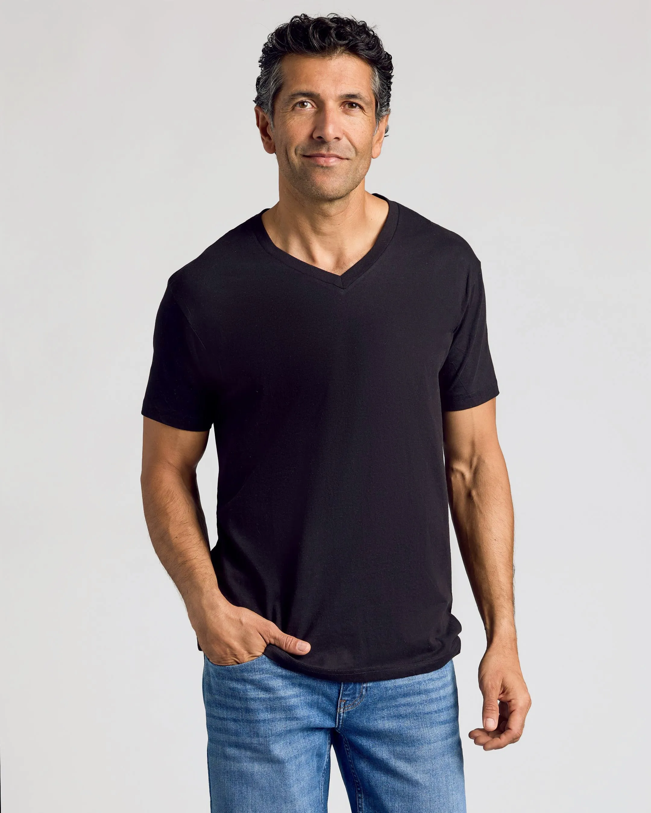 All Black Classic V-Neck 10-Pack sold by True Classic product image thumbnail 2
