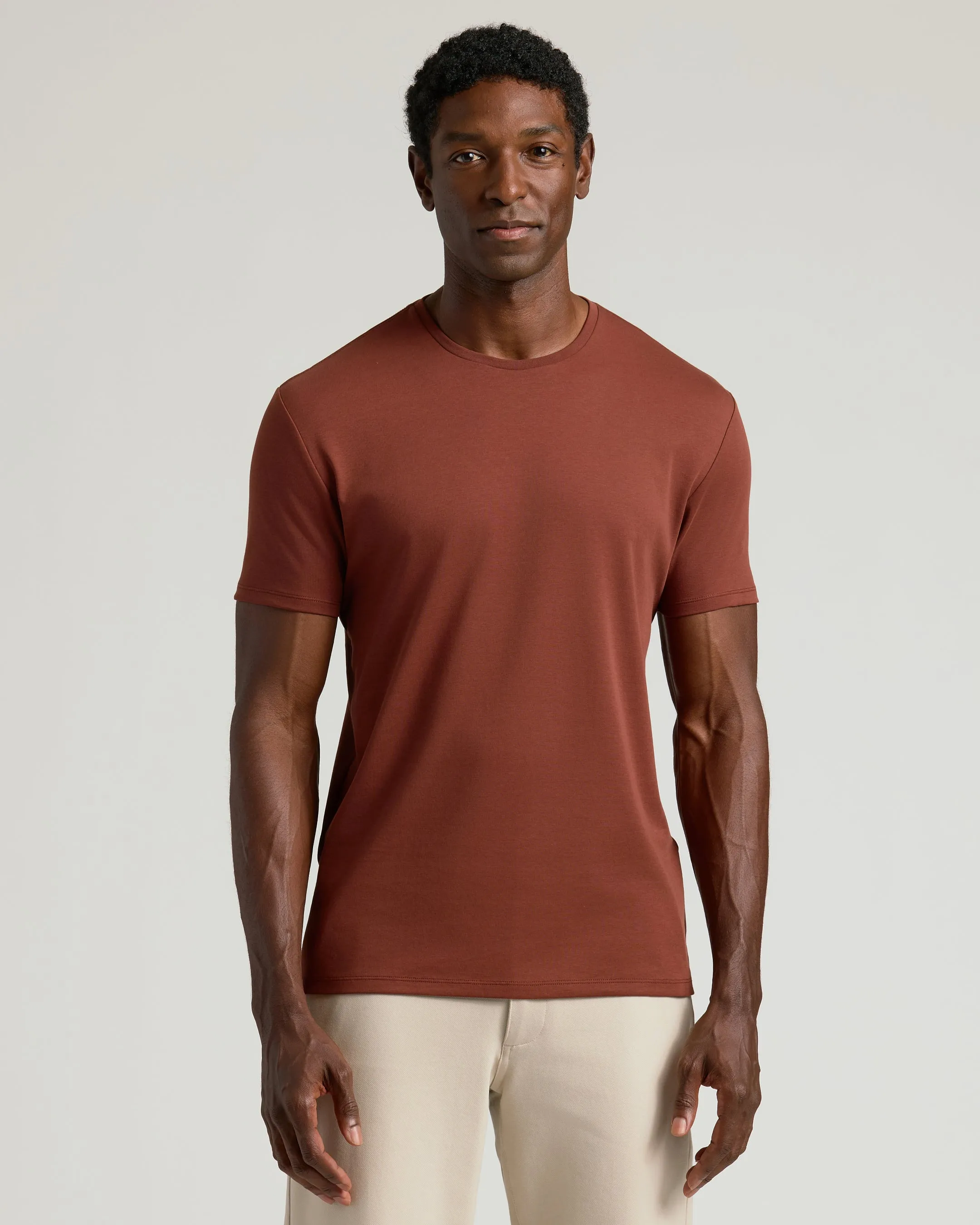 Cerulean & Chestnut Premium Pima Crew Neck 2-Pack sold by True Classic product image thumbnail 2