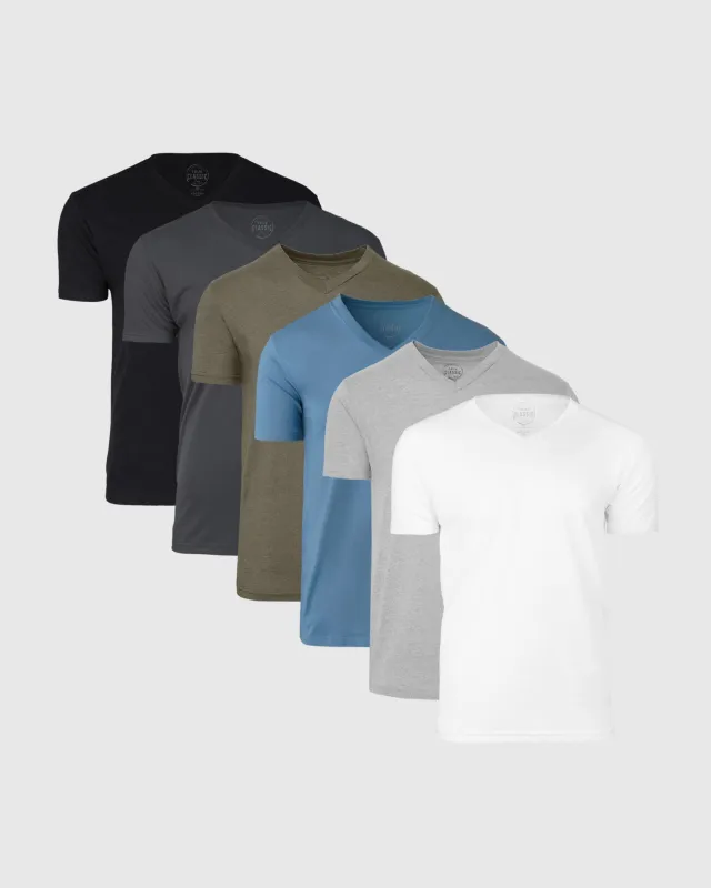 Timeless Short Sleeve V-Neck 6-Pack sold by True Classic