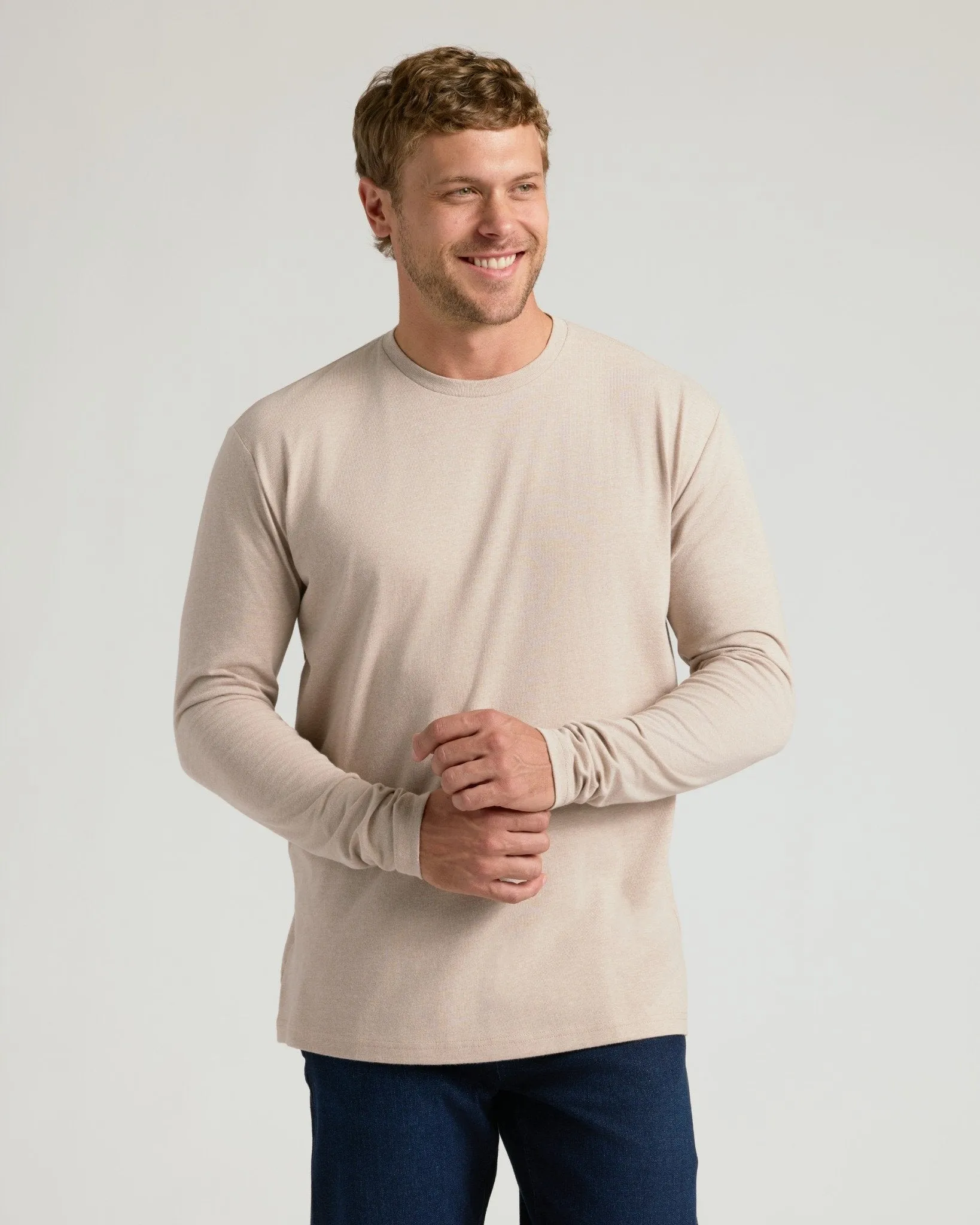 Seasonal Classic Long Sleeve Crew 3-Pack sold by True Classic product image thumbnail 4