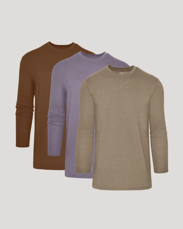 Seasonal Tall Classic Long Sleeve Crew 3-Pack sold by True Classic