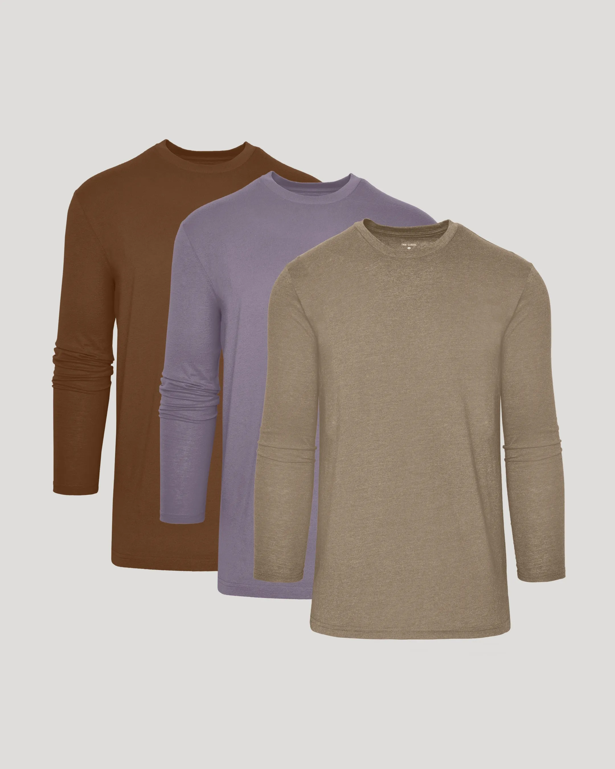 Seasonal Tall Classic Long Sleeve Crew 3-Pack sold by True Classic
