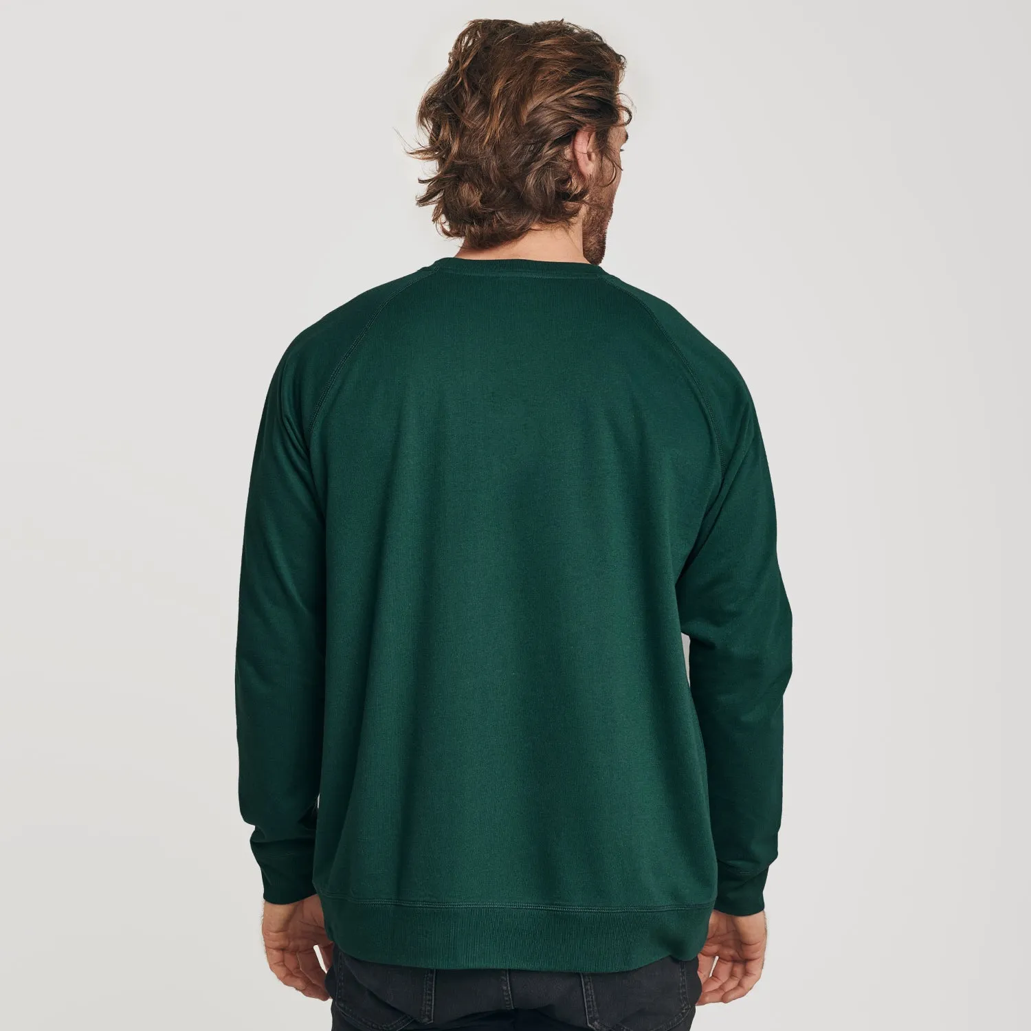 Forest Green French Terry Sweatshirt sold by True Classic product image thumbnail 3