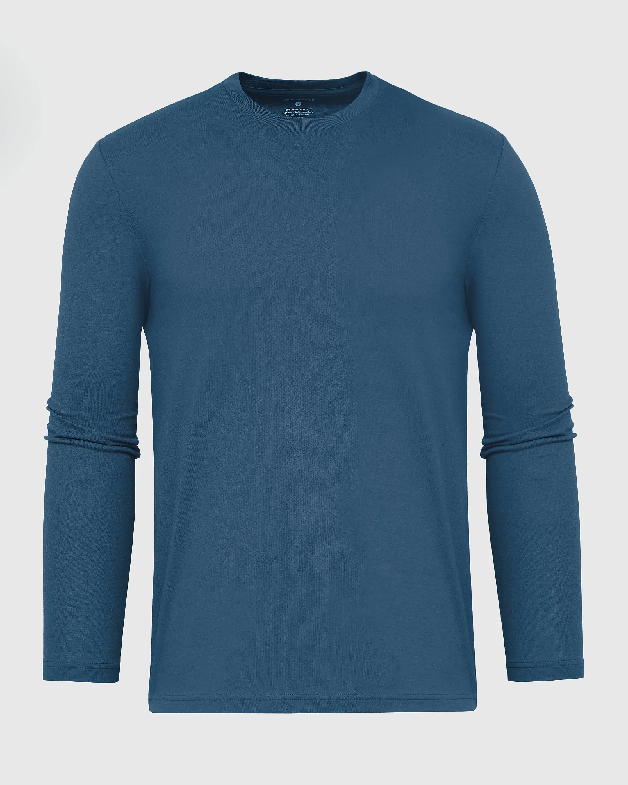 Deep Sea Blue Long Sleeve T Shirt sold by True Classic product image thumbnail 2