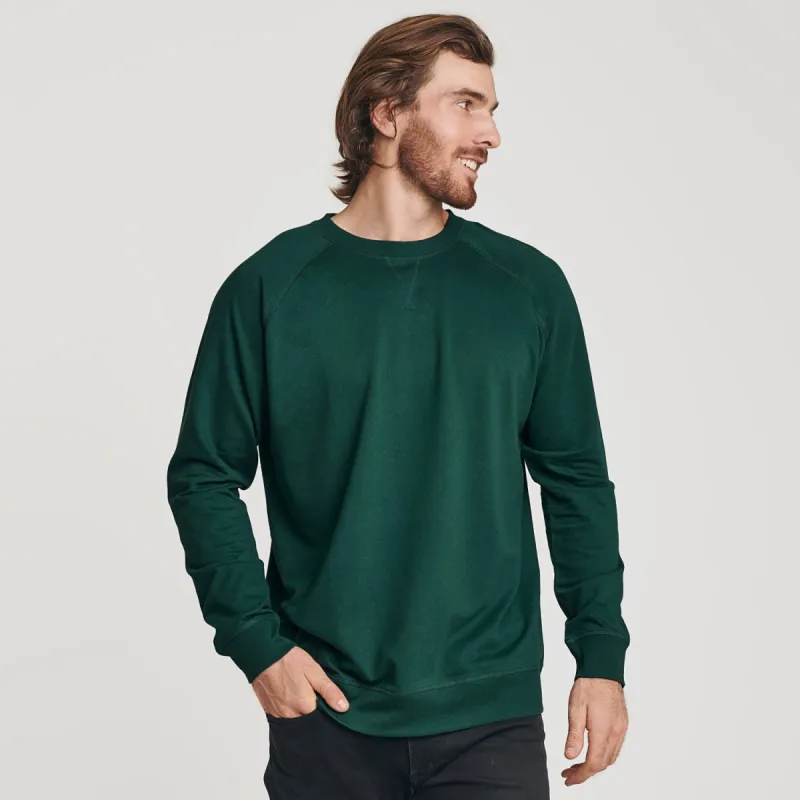Forest Green French Terry Sweatshirt sold by True Classic