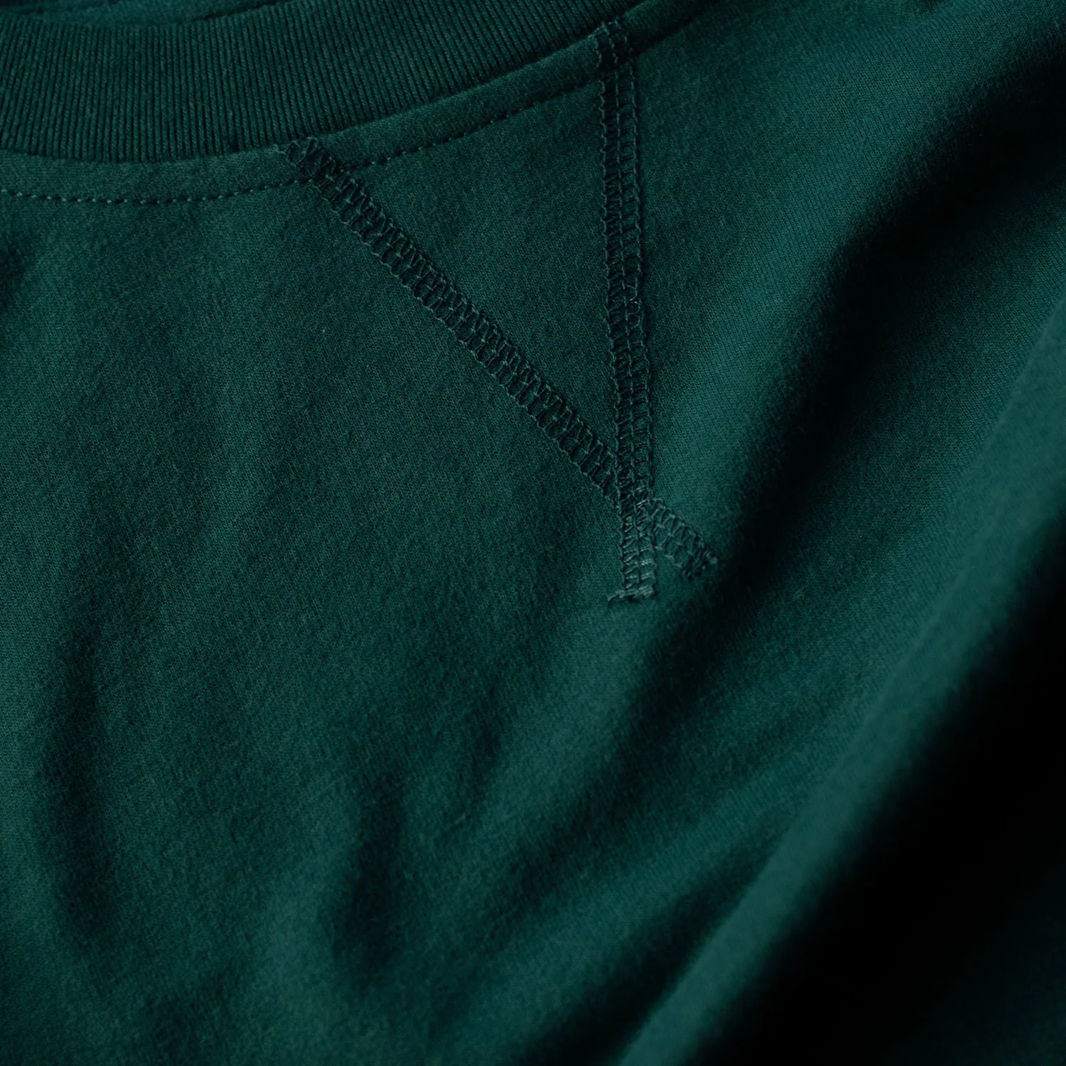 Forest Green French Terry Sweatshirt sold by True Classic product image thumbnail 5