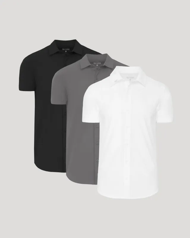 Staple Commuter Short Sleeve Shirt 3-Pack sold by True Classic