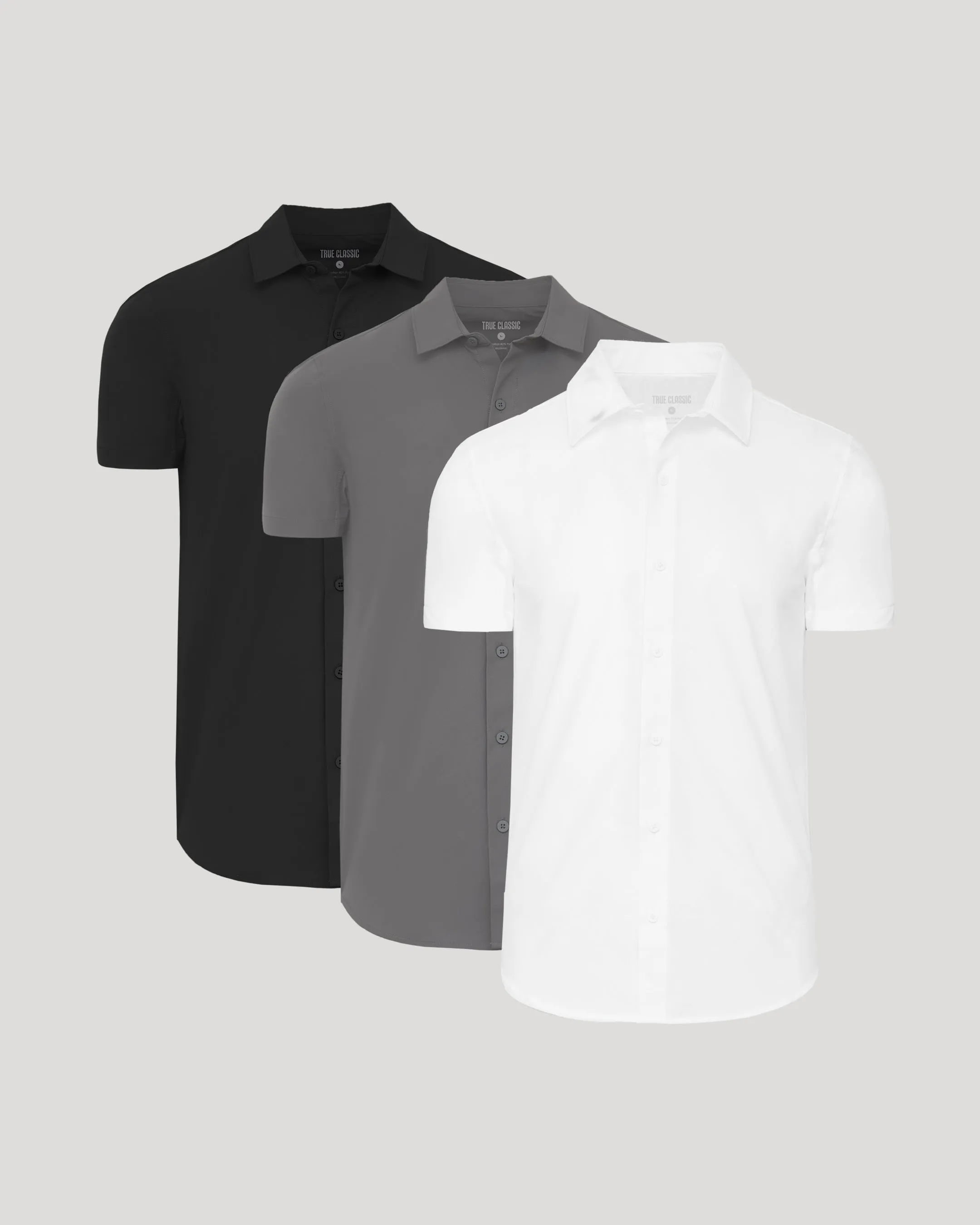 Staple Commuter Short Sleeve Shirt 3-Pack sold by True Classic