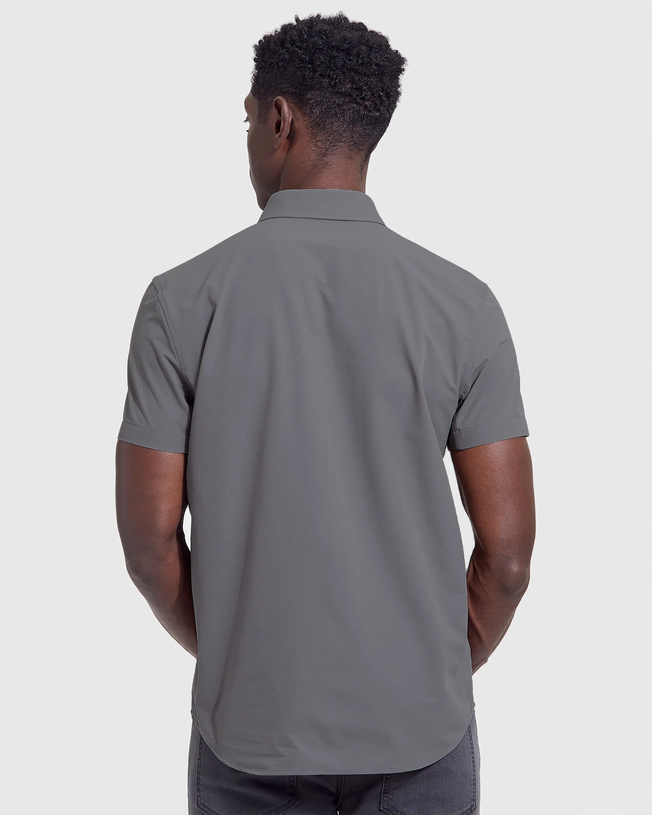 Black & Carbon Commuter Short Sleeve Shirt 2-Pack sold by True Classic product image thumbnail 3