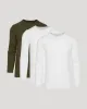 Waffle Long Sleeve Henley 3-Pack sold by True Classic