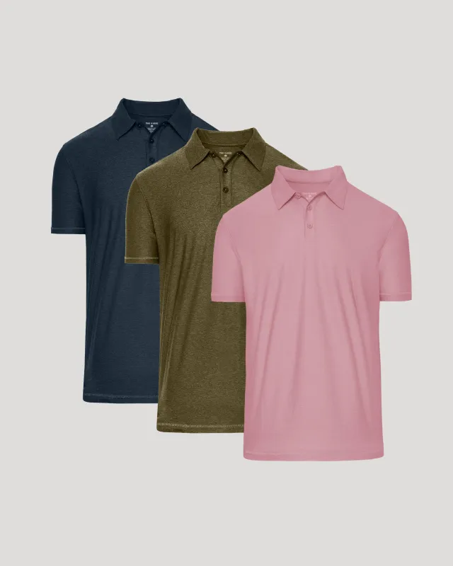 Active Polo 3-Pack sold by True Classic
