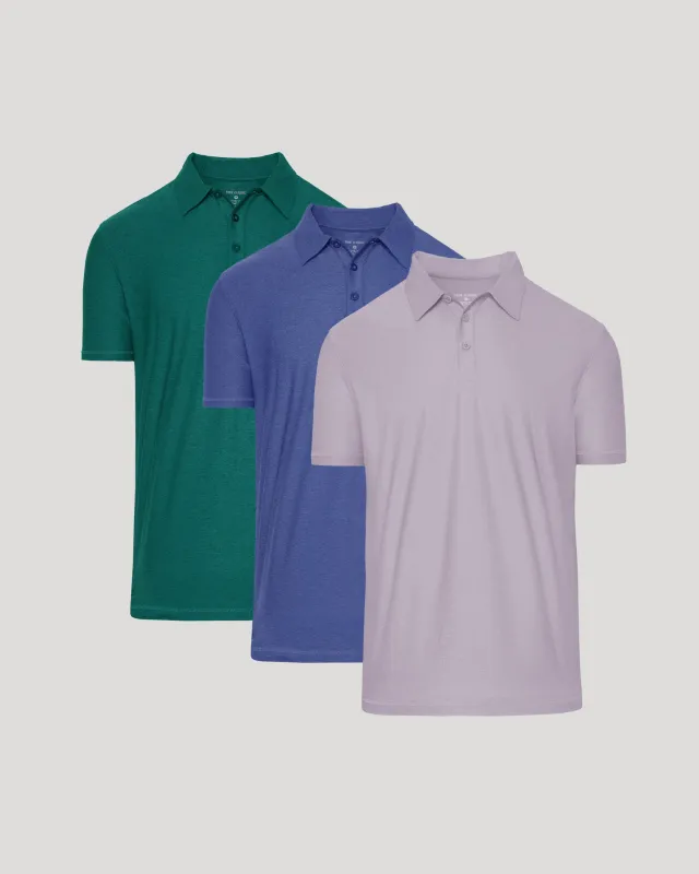 Active Polo 3-Pack sold by True Classic