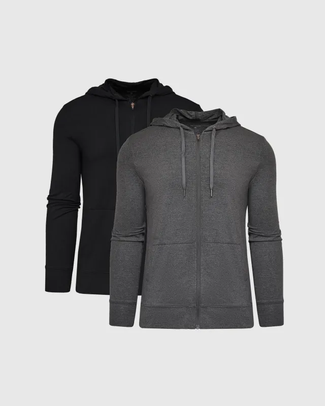 Dark Active Comfort Zip 2-Pack sold by True Classic
