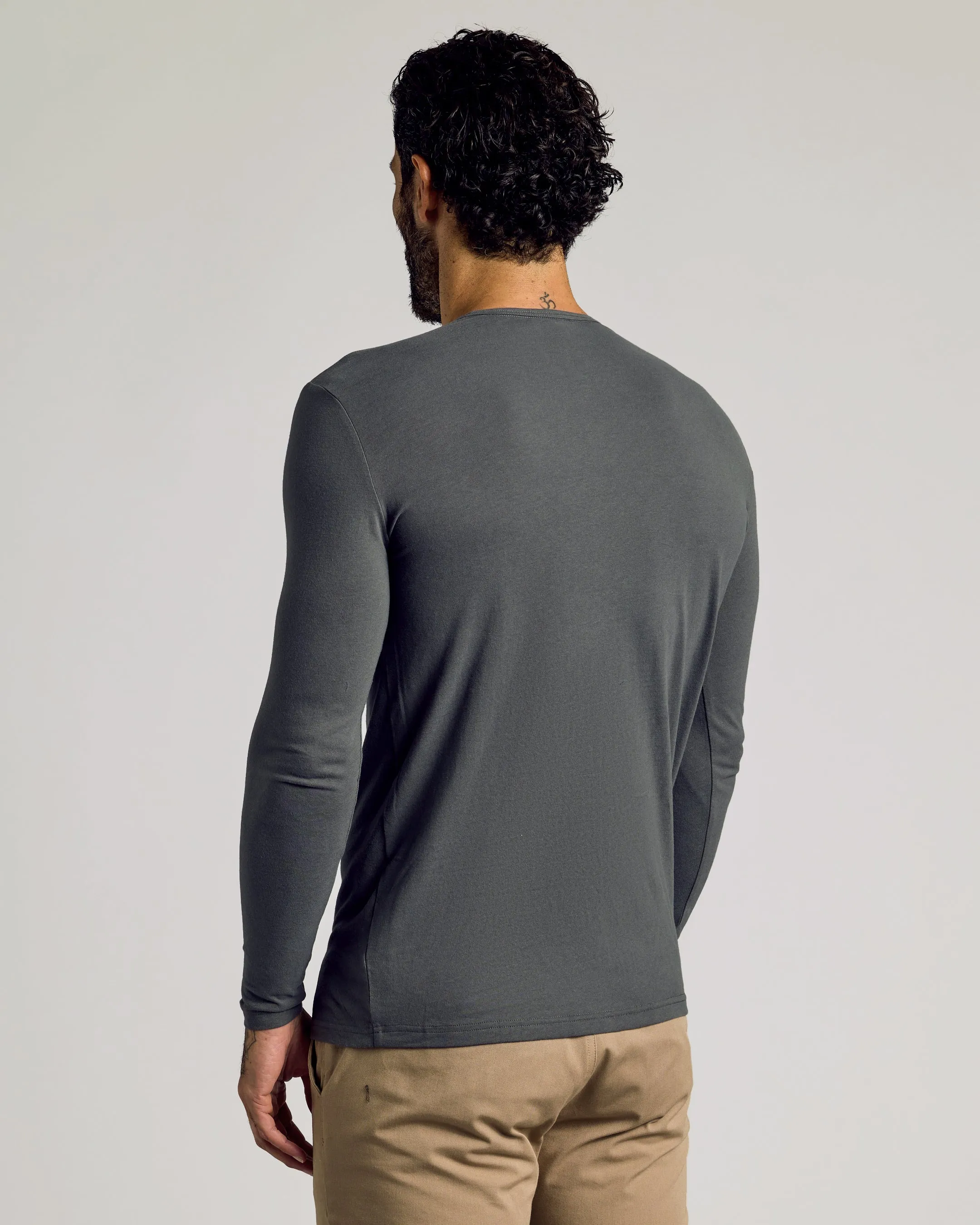 Timeless Tall Classic Long Sleeve Henley 6-Pack sold by True Classic product image thumbnail 3