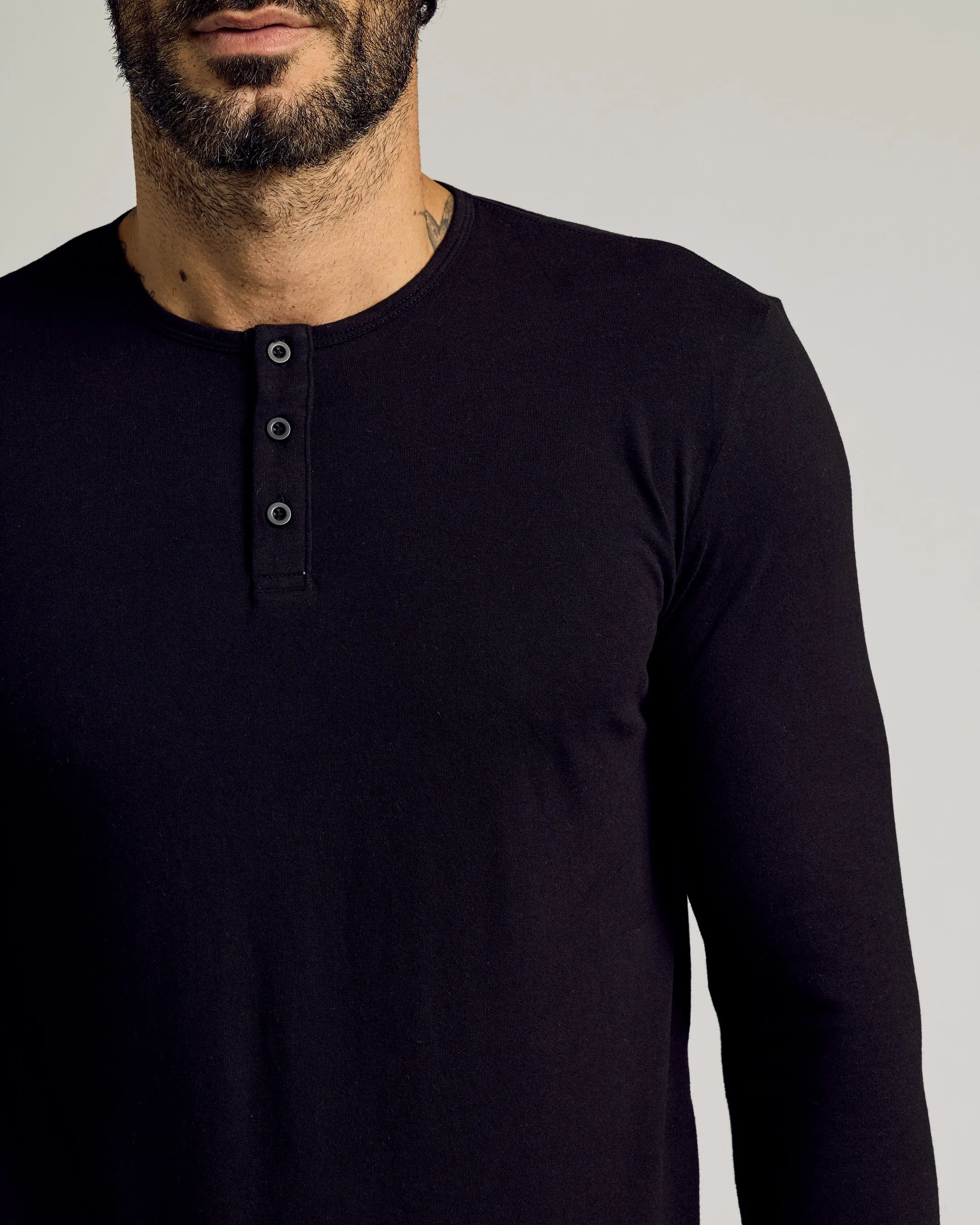 Timeless Tall Classic Long Sleeve Henley 6-Pack sold by True Classic product image thumbnail 4
