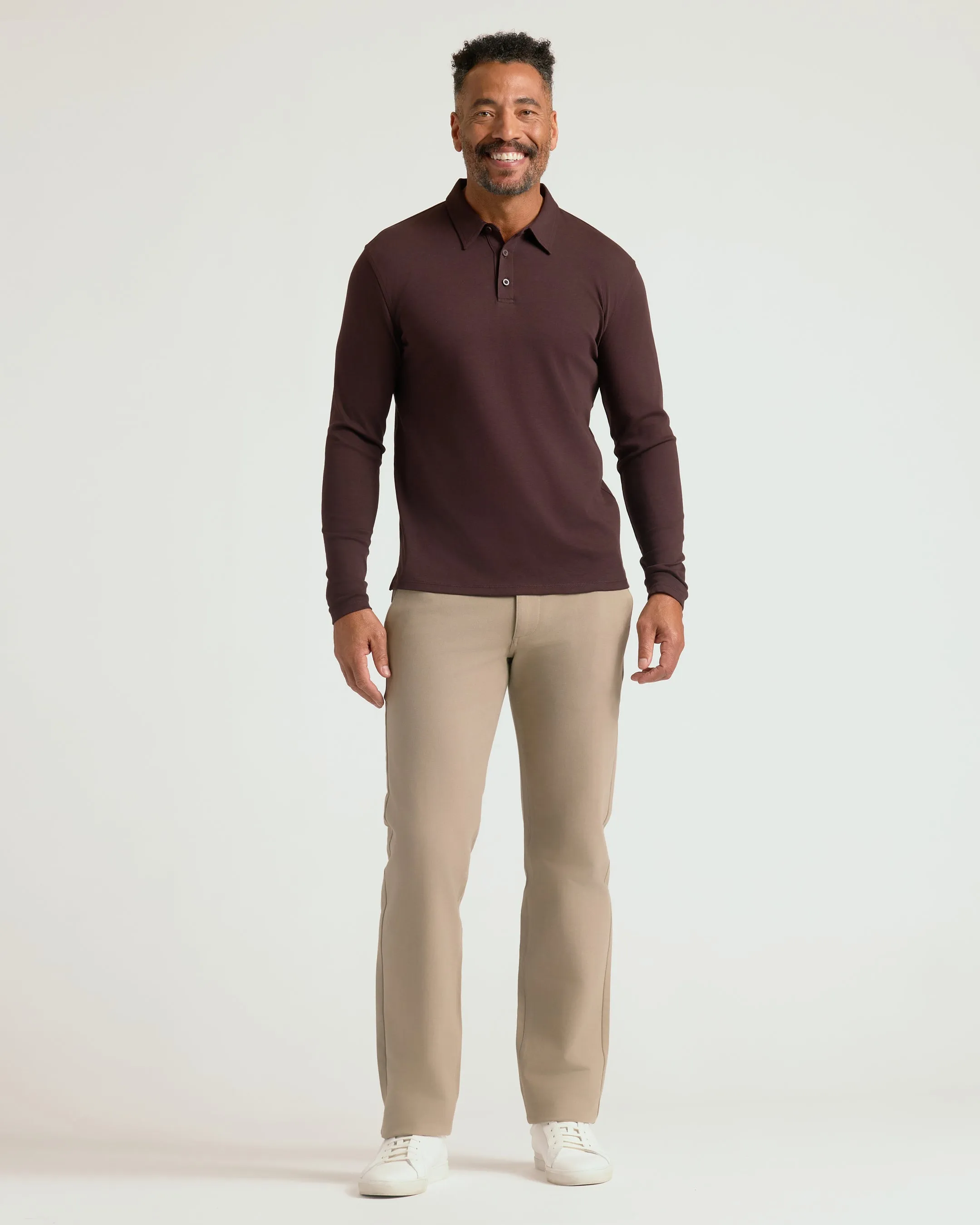 All Java Long Sleeve Premium Pima Polo 3-Pack sold by True Classic product image thumbnail 4