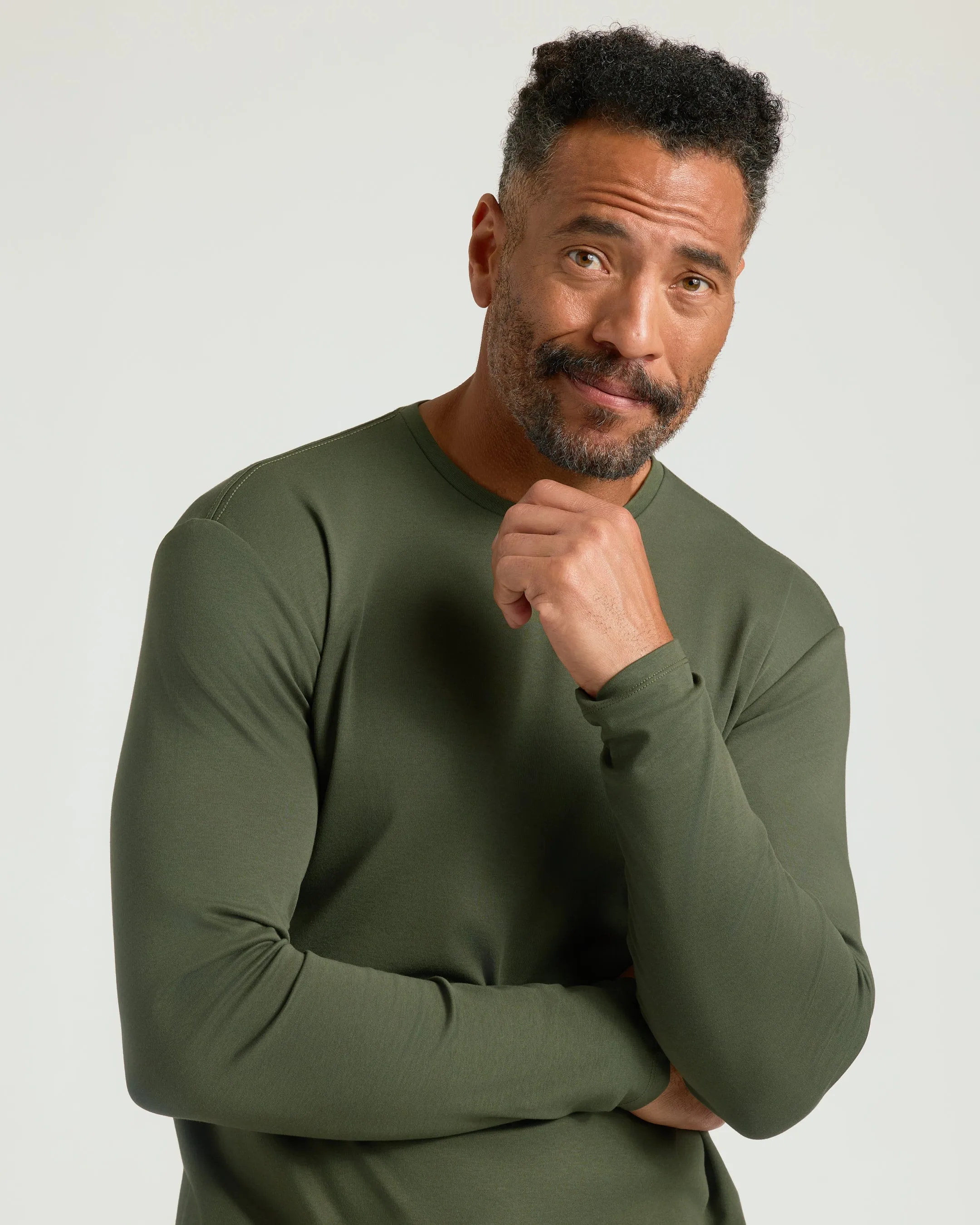 Premium Pima Long Sleeve Crew 4-Pack sold by True Classic product image thumbnail 5