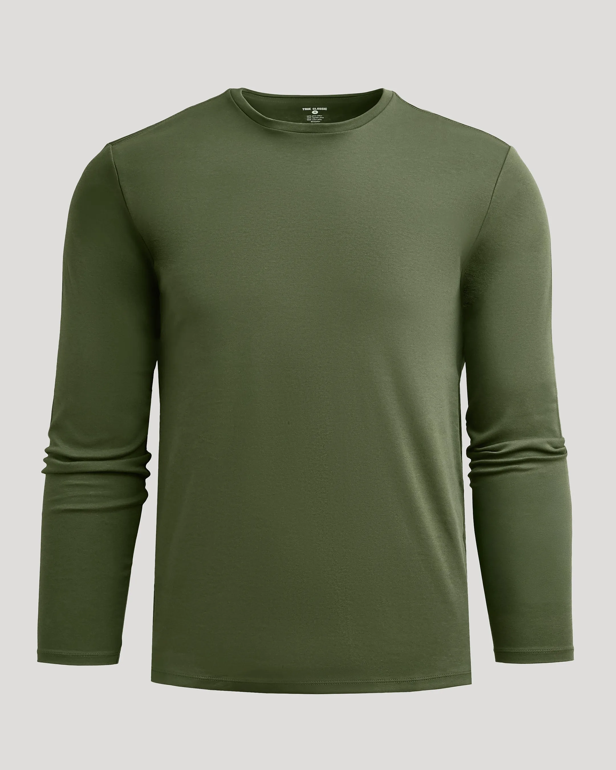 Grove Premium Pima Long Sleeve Crew sold by True Classic product image thumbnail 2