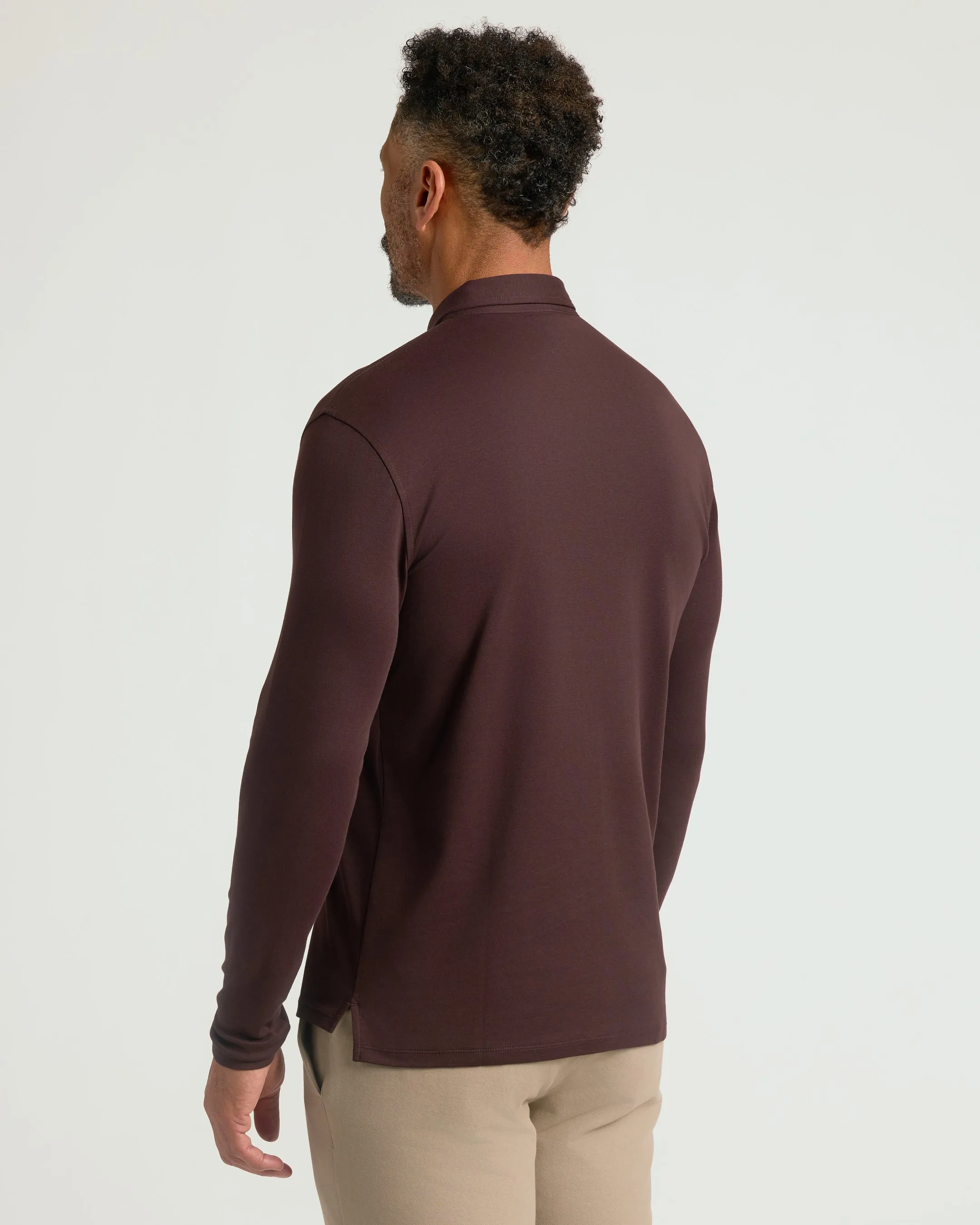 Java Long Sleeve Premium Pima Polo sold by True Classic product image thumbnail 3