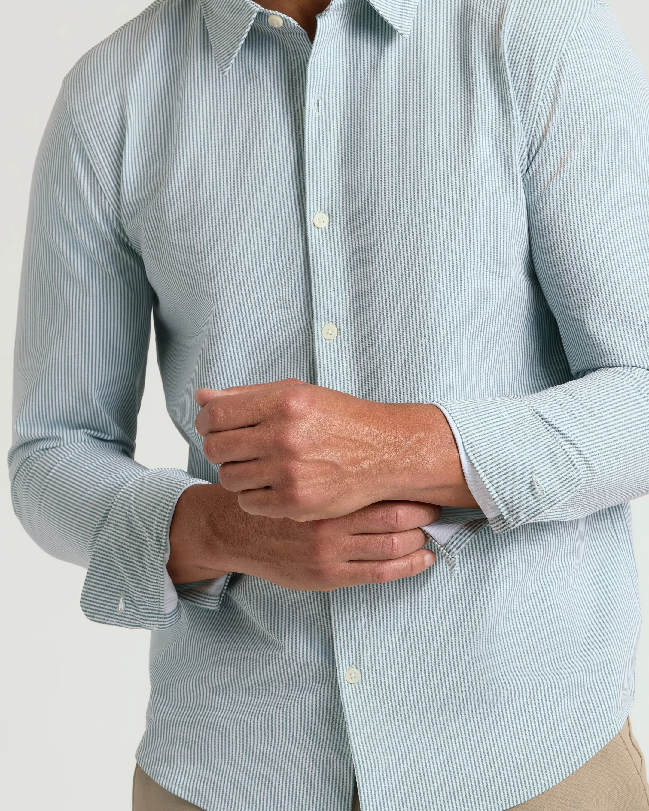 Juniper Stripe Classic Stretch Oxford 2.0 sold by True Classic product image thumbnail 5