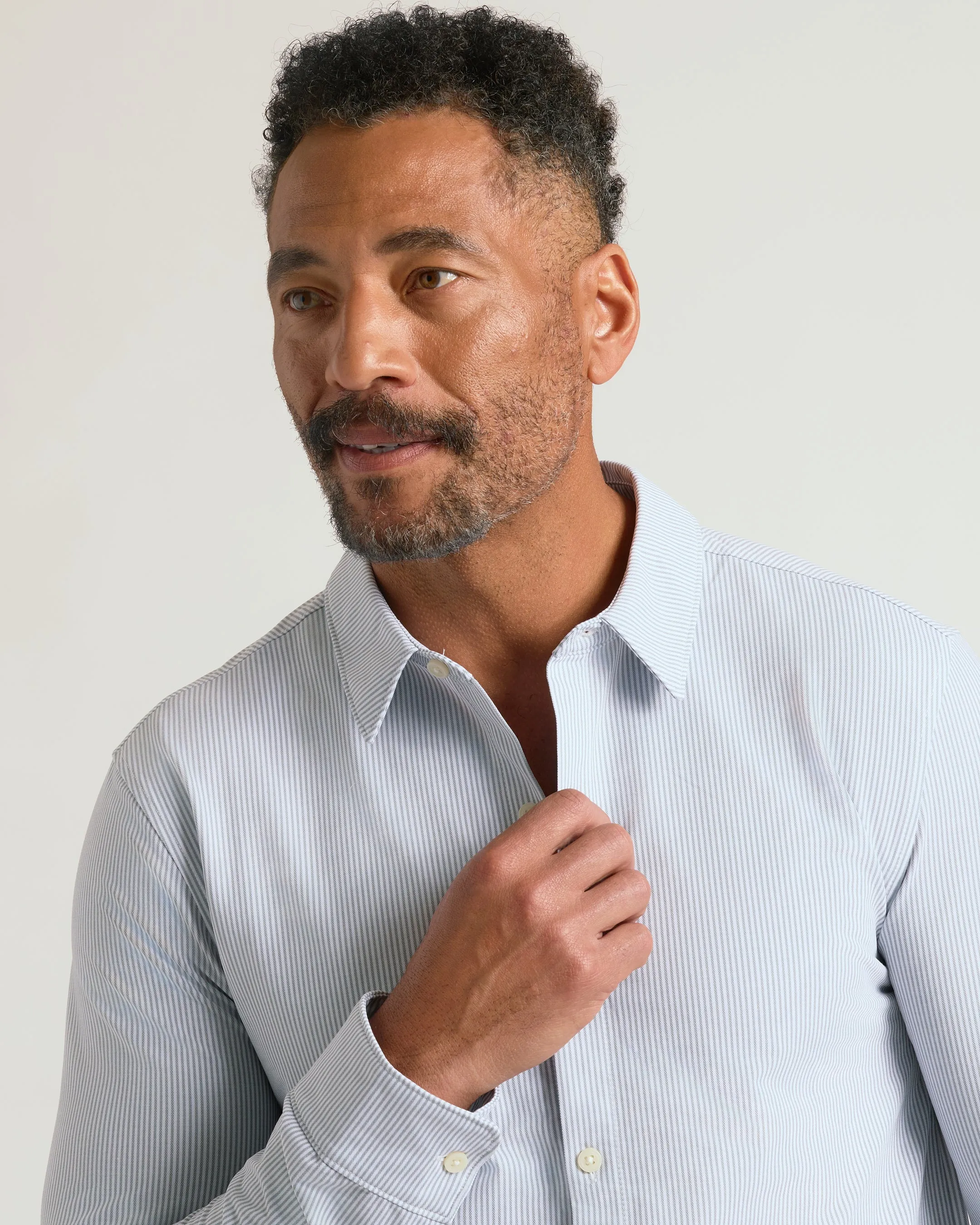 Steel Stripe Stretch Oxford 2.0 sold by True Classic product image thumbnail 4