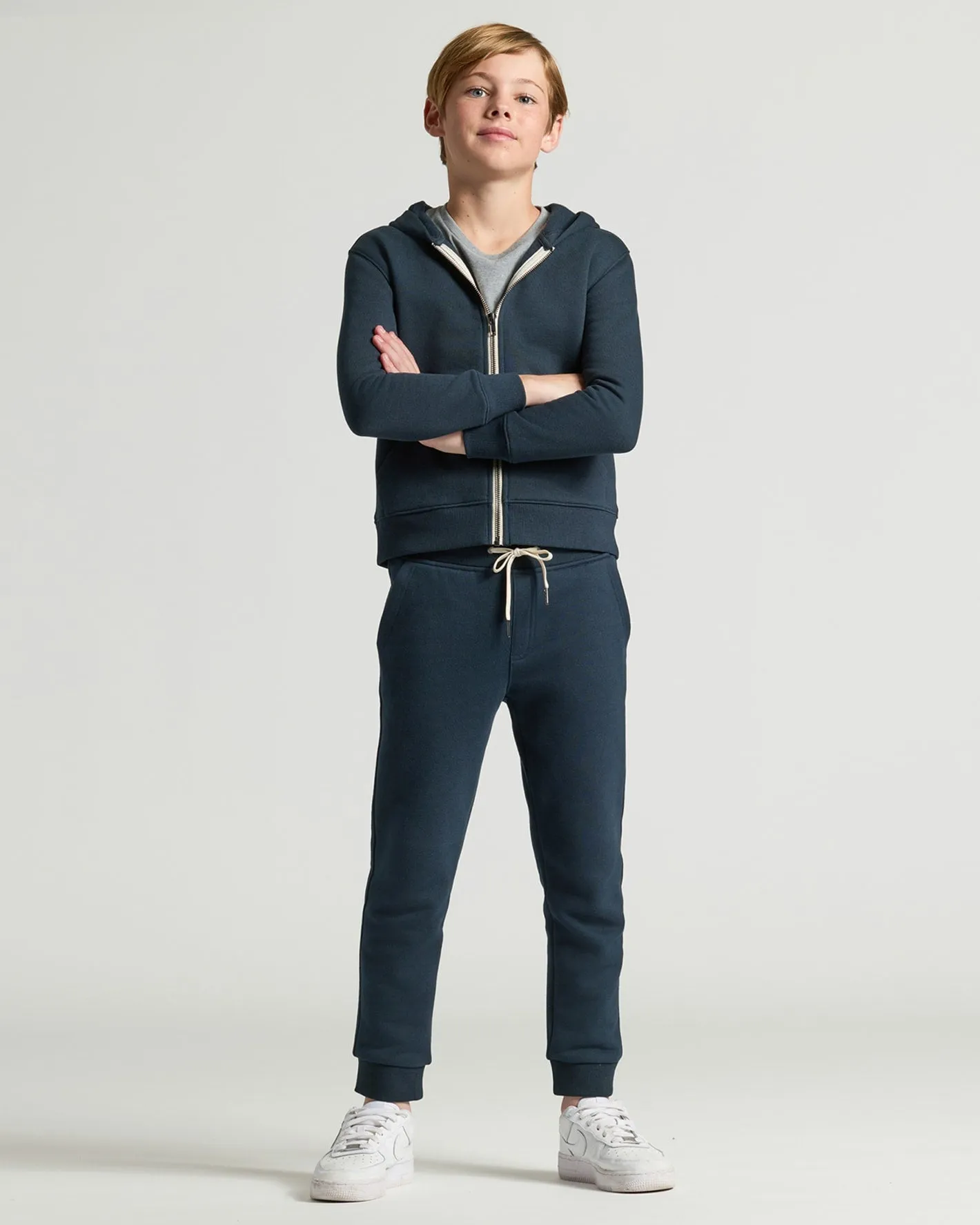 Boys' Navy Fleece Jogger sold by True Classic product image thumbnail 3