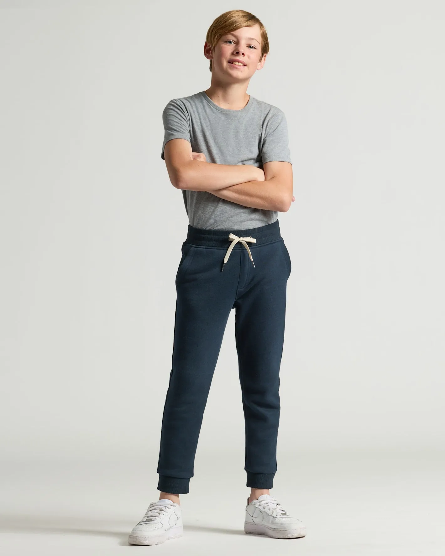 Boys' Navy Fleece Jogger sold by True Classic product image thumbnail 5