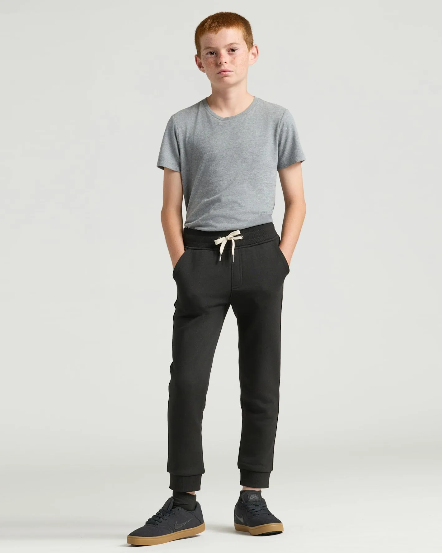 Boys' Black Fleece Jogger sold by True Classic product image thumbnail 5